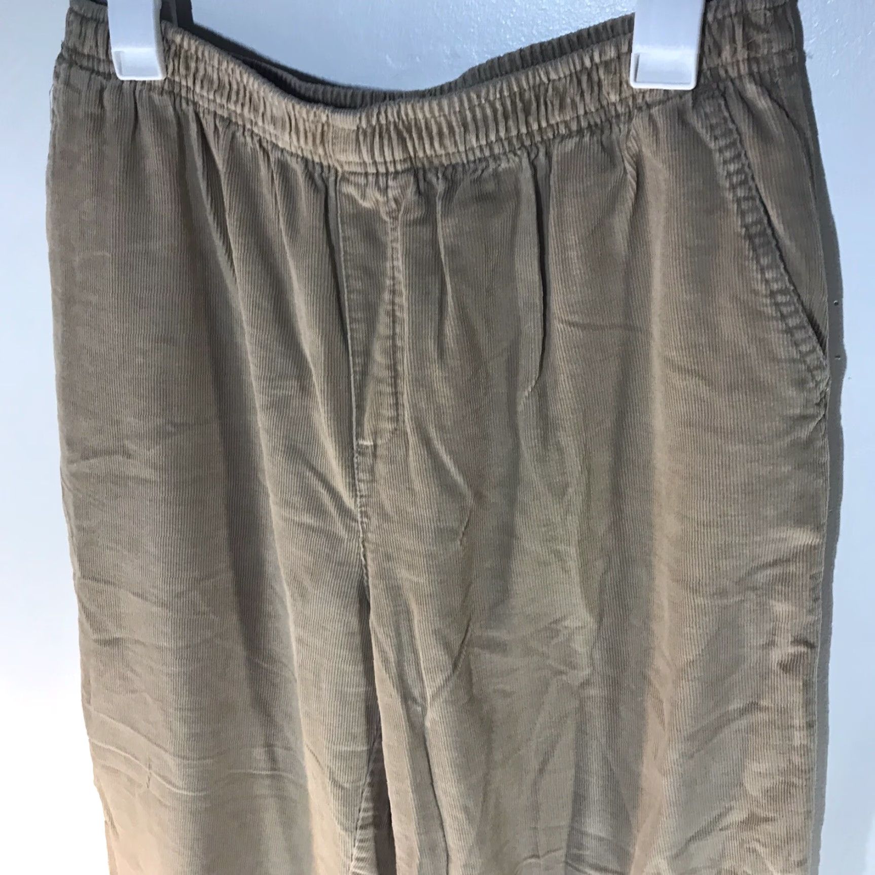 Vintage VINTAGE Cabin Creek Women's Pants Size 16P Beige Cotton Straight Leg Casual Workwear Size 38" / US 16 / IT 52 - 2 Thumbnail