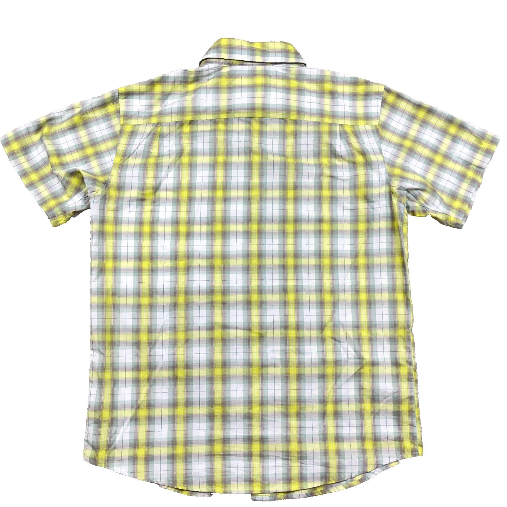 Vintage Columbia Shirt Men Medium Slim Fit Green Plaid Button-Up Outdoor Fishing Camp Casual Travel Size US M / EU 48-50 / 2 - 2 Thumbnail