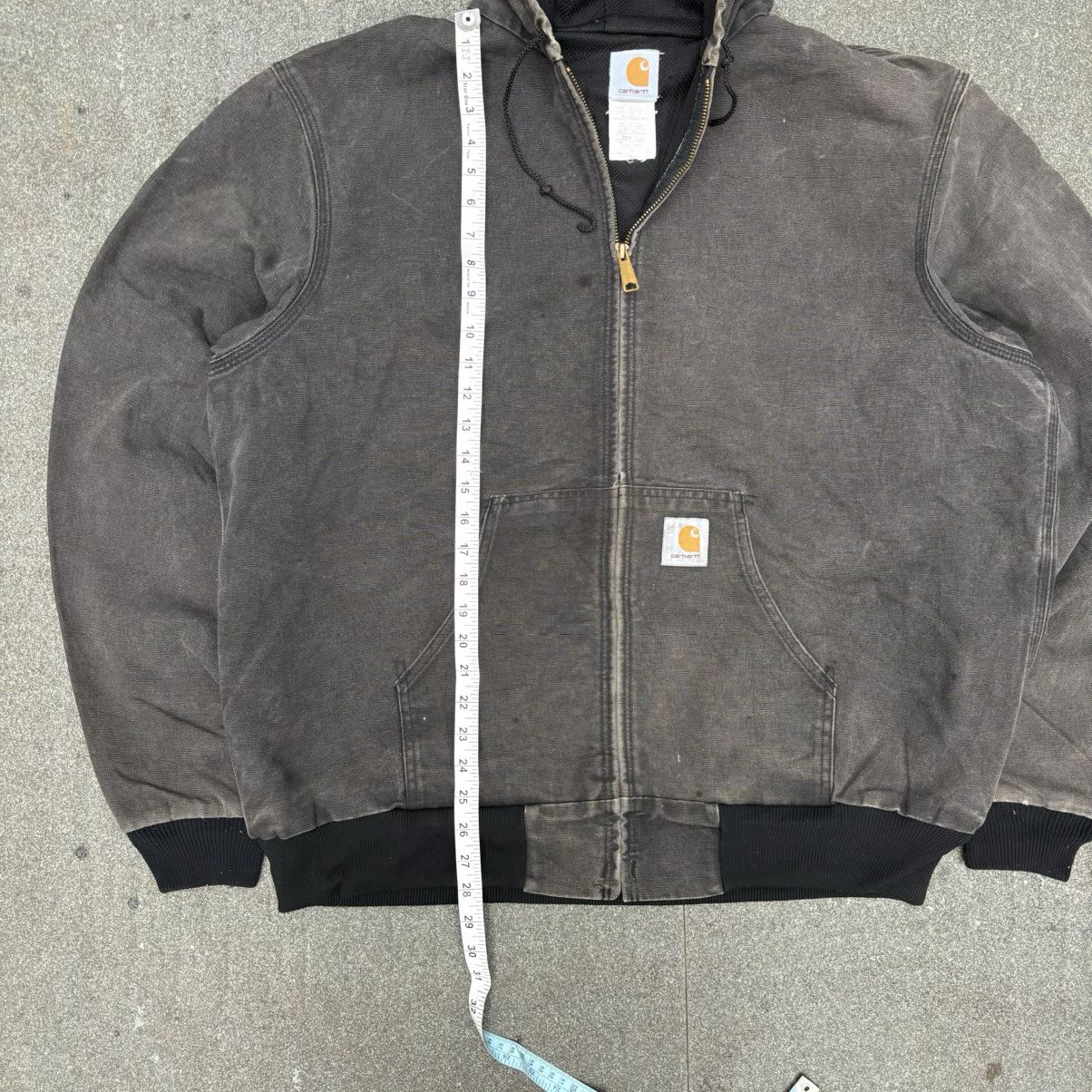 Carhartt × Vintage Carhartt 90’s Vintage Carhartt Active Jacket Black BLK Size US L / EU 52-54 / 3 - 5 Thumbnail