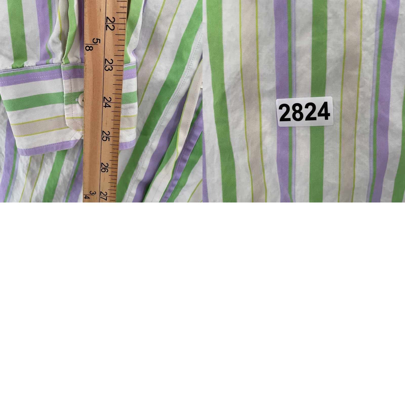Etro Etro Shirt Adult 44 Striped Button Up Long Sleeve Made In Italy Designer Mens Size US XXL / EU 58 / 5 - 9 Thumbnail