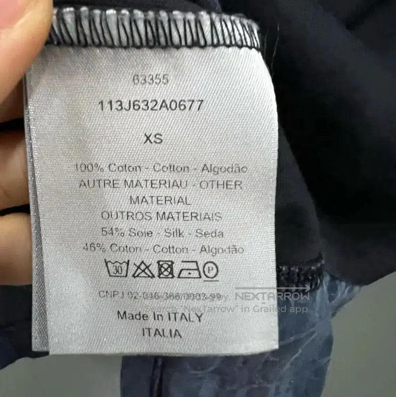 Dior Dior Navy Cotton Logo Short Sleeve T-shirt . Size US XS / EU 42 / 0 - 3 Thumbnail
