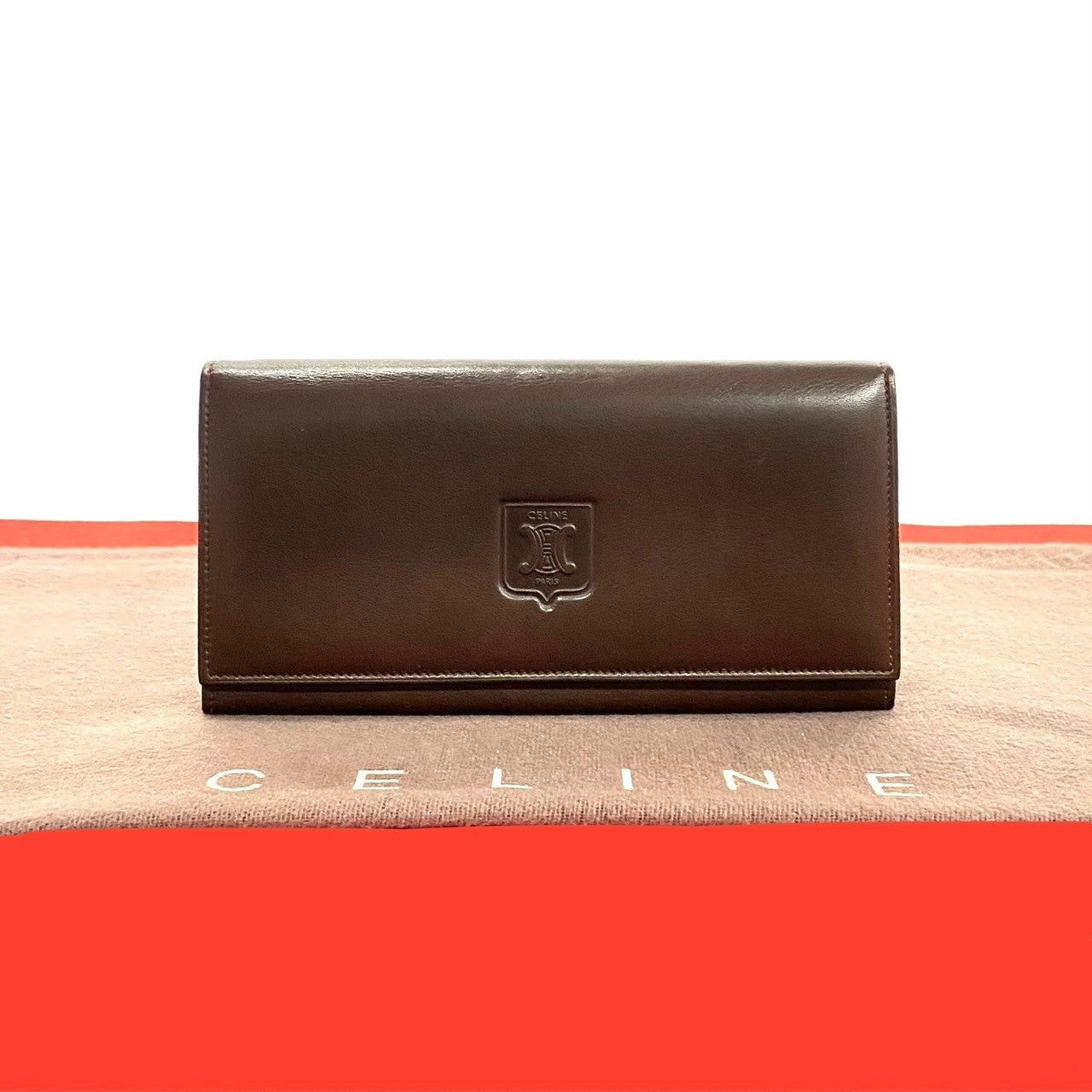 Celine Celine Wallets & Case Brown Leather Size ONE SIZE - 1 Thumbnail