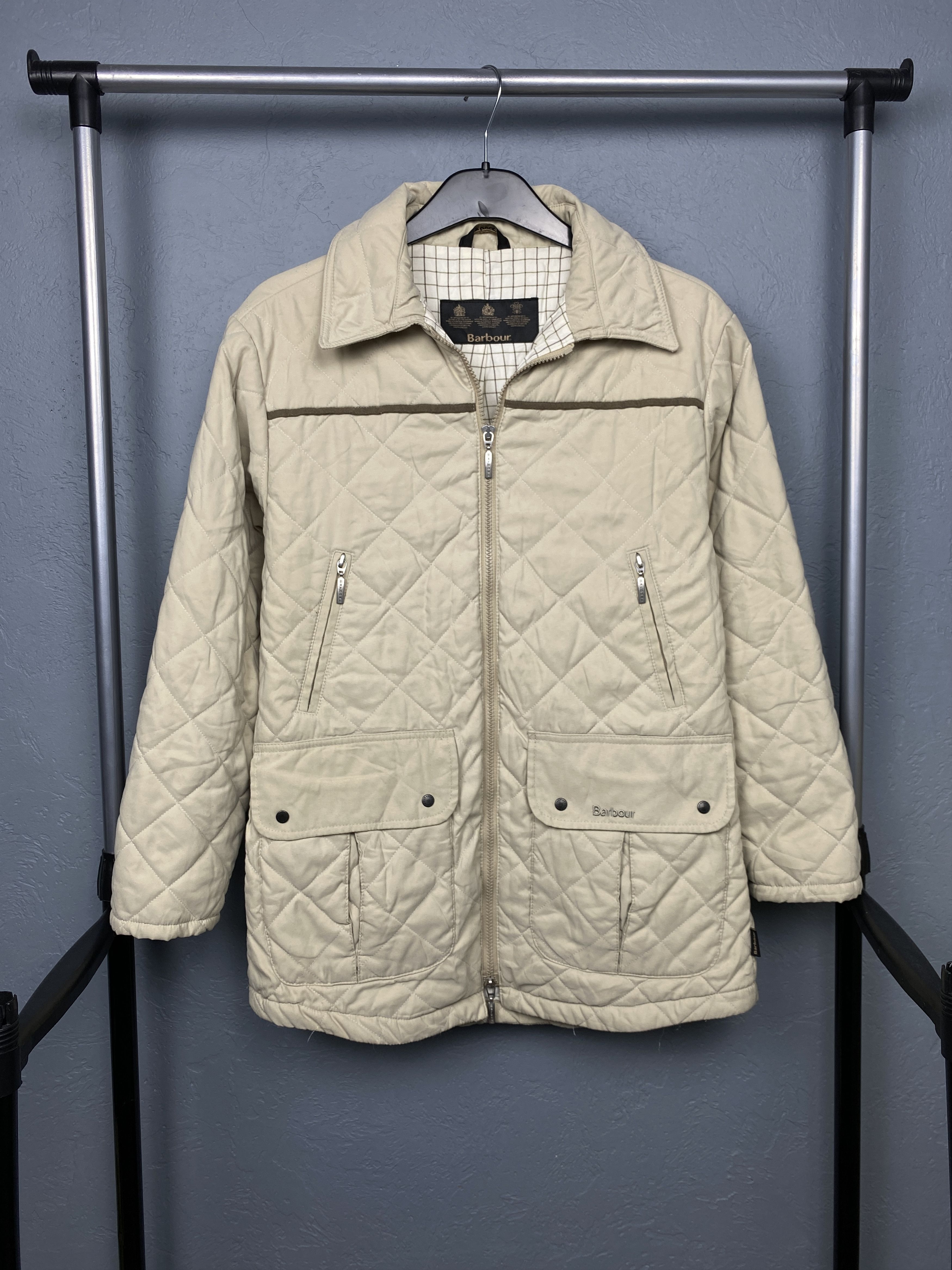 Barbour Barbour Vintage Womens Microfibre Sporting Quilted Jacket Size M / US 6-8 / IT 42-44 - 1 Thumbnail