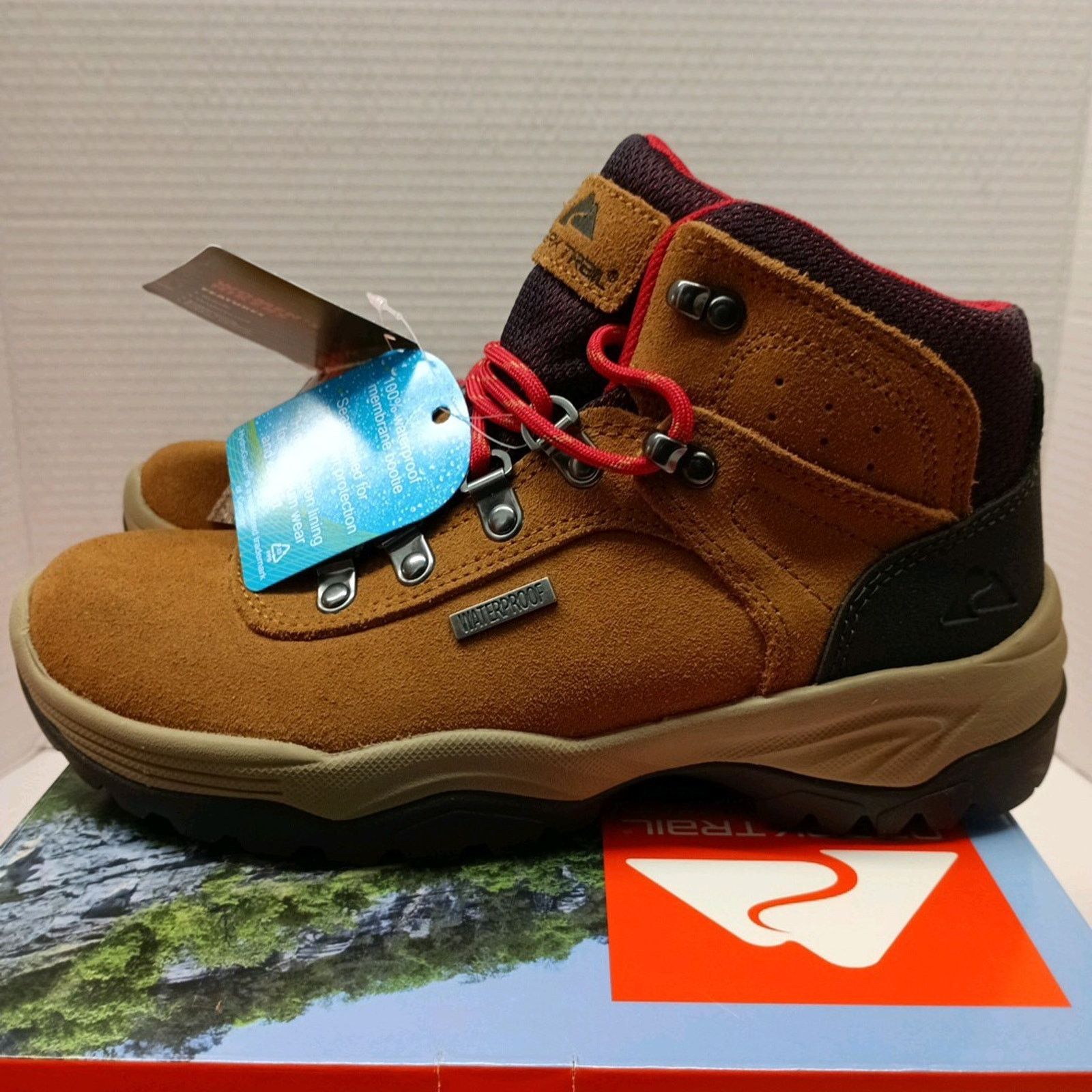 Other Ozark Trail Women's Waterproof Hiker Boots Wheat Size 6.5 Size US 6.5 / IT 36.5 - 3 Thumbnail