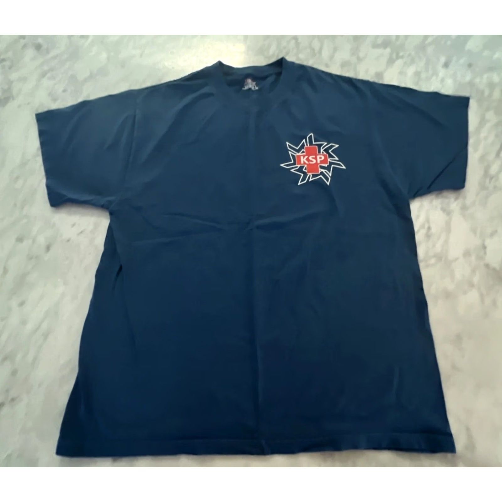 Doublet Hanes Beefy T Keystone Ski Patrol T Shirt Men’s Large Graphics Double Sided Blue Colorado Size US L / EU 52-54 / 3 - 5 Thumbnail