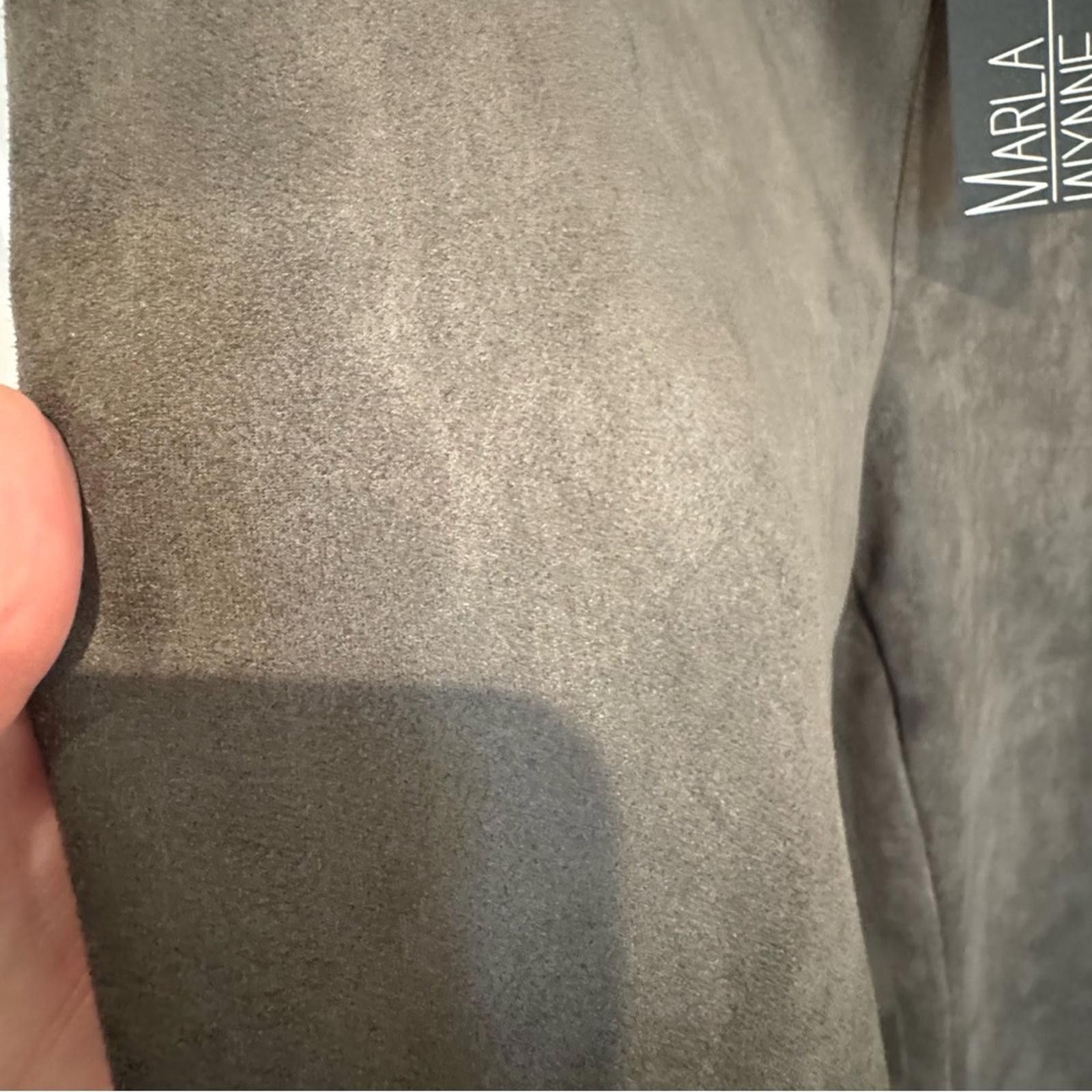 Other New MarlaWynne Olive Suede Size 14 Pants Size 36" / US 14 / IT 50 - 4 Thumbnail