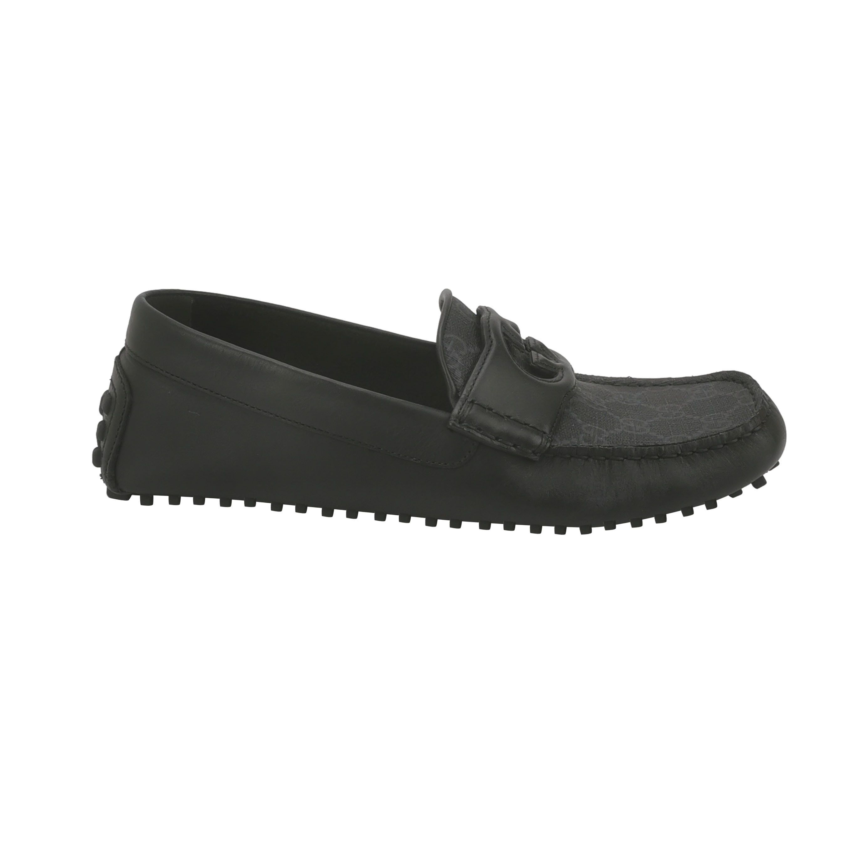 Gucci Gucci GG Monogram Leather Driving Shoes 6.5 Size US 7 / EU 40 - 1 Thumbnail
