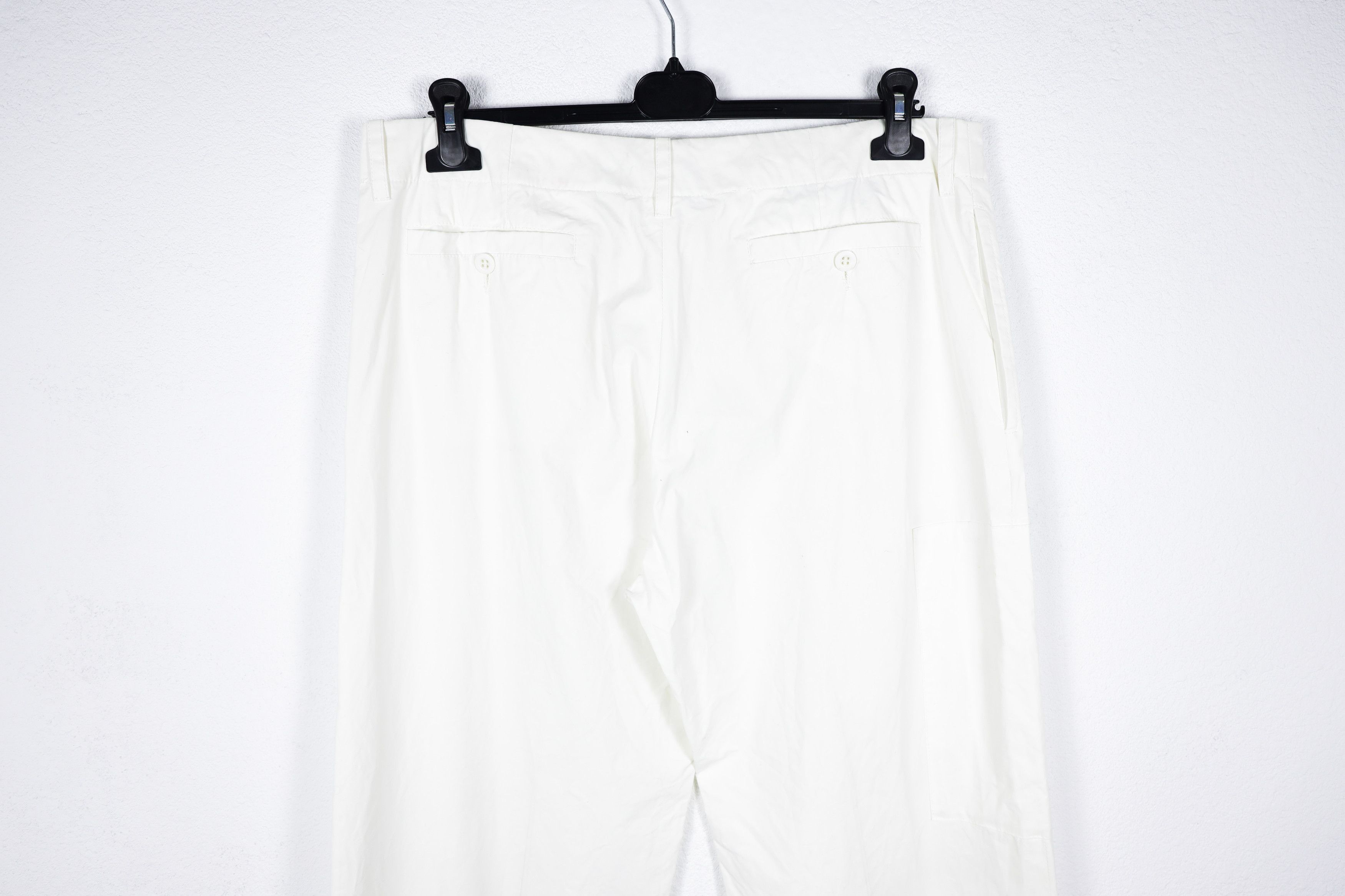GIAN CARLO ROSSI Gian Carlo Rossi Avant Garde White Track Cargo Pants Size US 38 / EU 54 - 9 Thumbnail