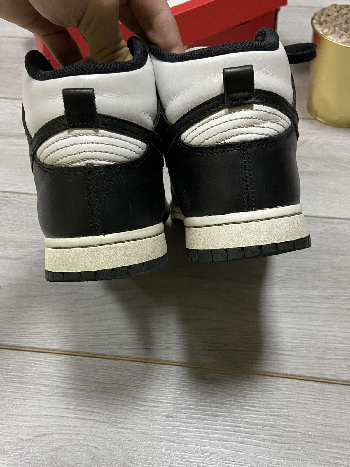 Nike Nike dunk retro black white high with box Size US 8.5 / EU 41-42 - 7 Thumbnail