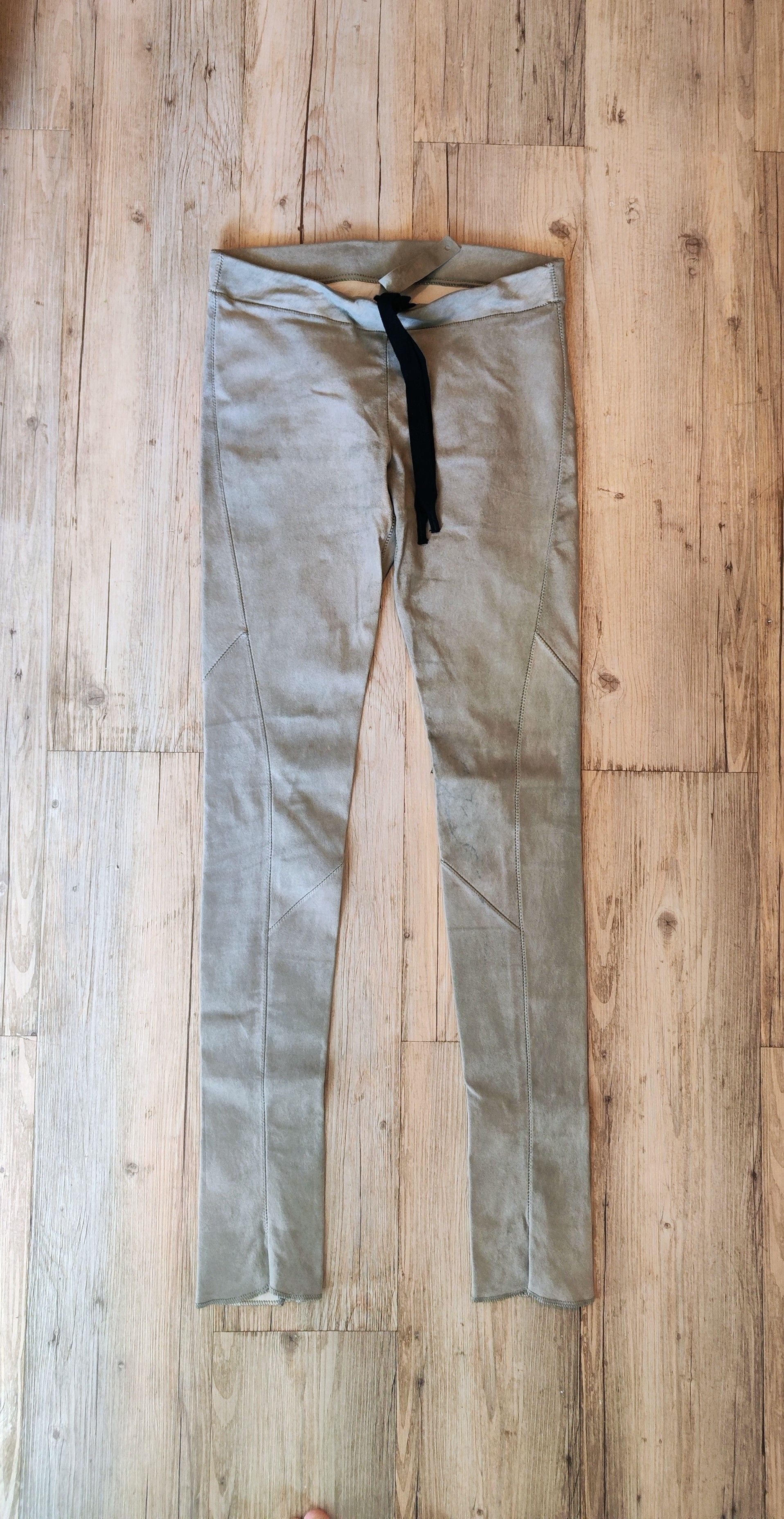Isaac Sellam Experience Leather pants.Like Haider Ackermann or Yohji Yamamoto Size 27" / US 4 / IT 40 - 4 Thumbnail