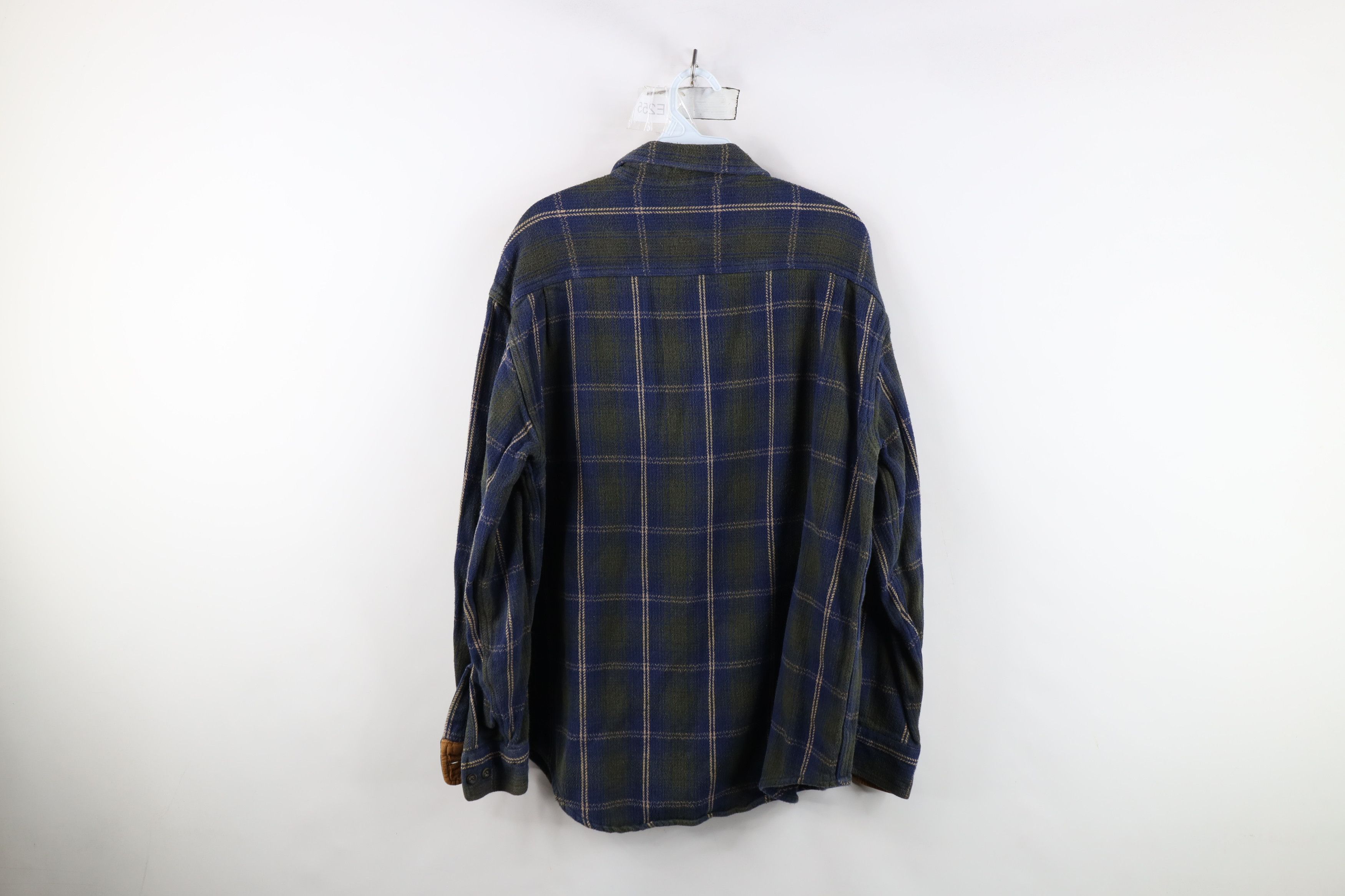 Vintage Vintage 90s Streetwear Heavyweight Button Shirt Plaid Size US L / EU 52-54 / 3 - 12 Thumbnail