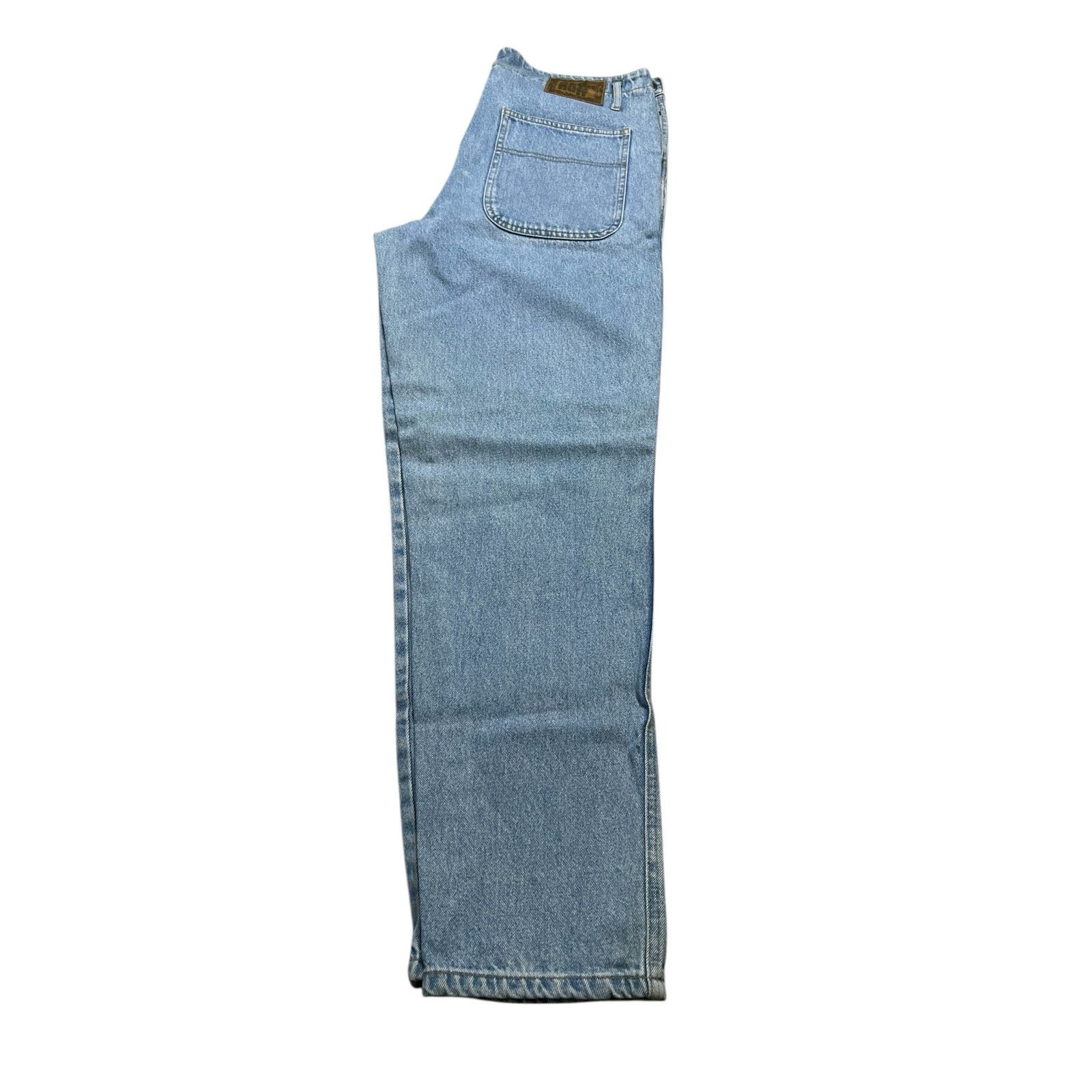 Vintage Vintage Nada Nuff Contempo Denim Jeans Women L Sz 35x30.5 Size 35" - 11 Thumbnail