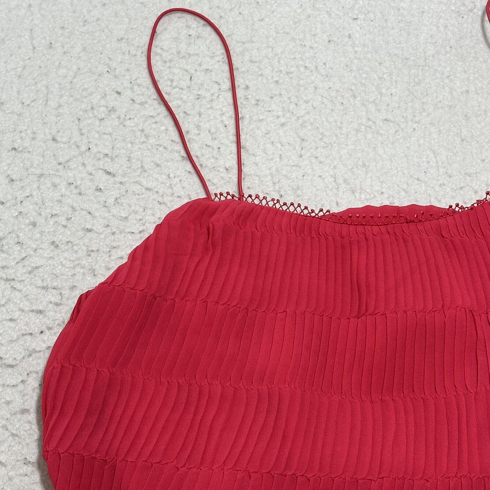 Anthropologie Moon River Anthropologie Small Hot Pink Mini Dress Size S / US 4 / IT 40 - 6 Thumbnail