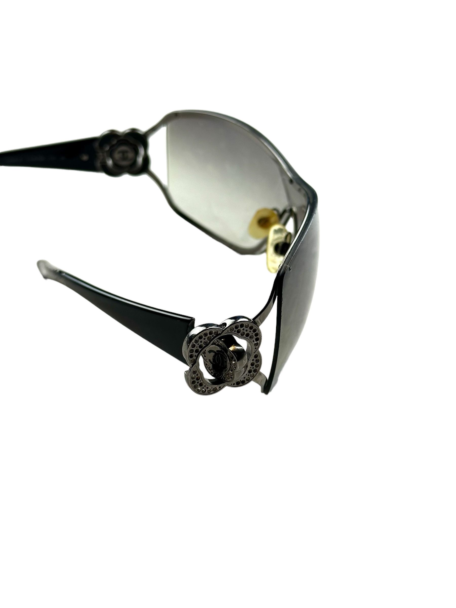 Chanel Chanel mask flowers swarovski sunglasses Size ONE SIZE - 9 Thumbnail