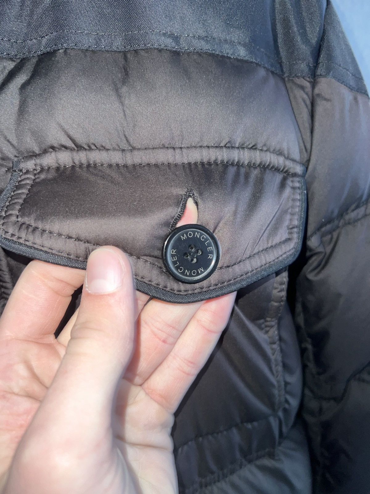 Moncler Moncler Puffer Jacket Brown Big Logo Down Size US S / EU 44-46 / 1 - 4 Thumbnail