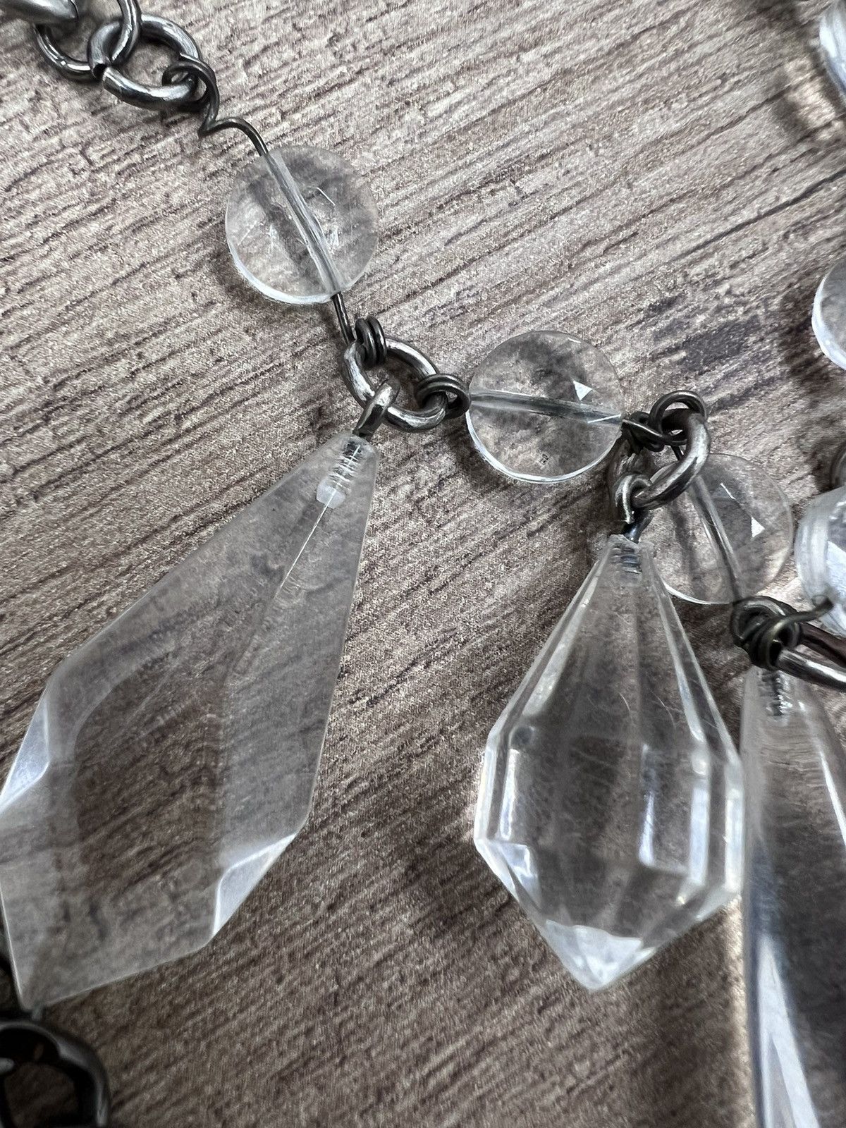 Prada × Vintage RAREVINTAGE PRADA COLLIER in Metallo Nacklace Crystal Size ONE SIZE - 6 Thumbnail
