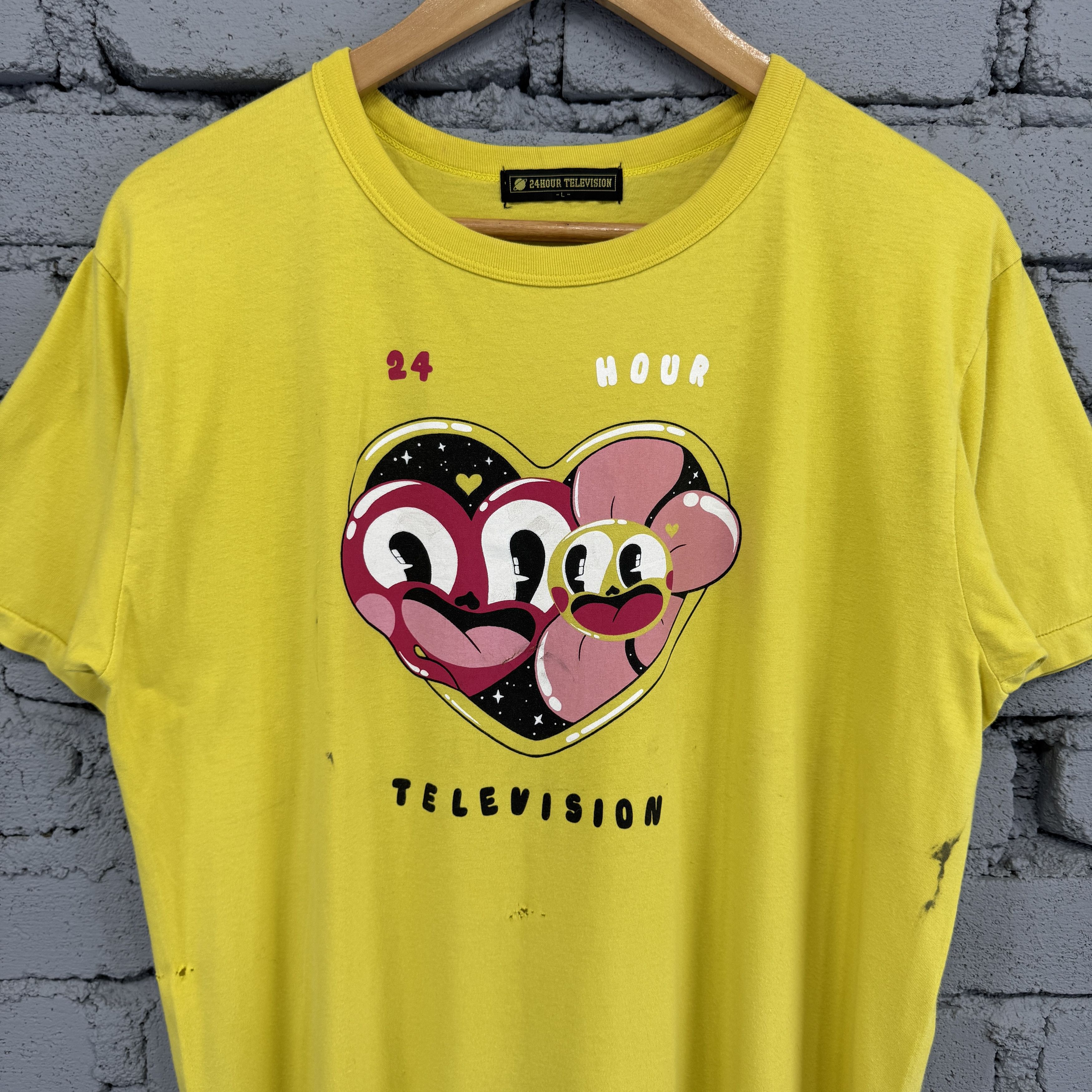 Vintage Vintage Takashi Murakami 24 Hour Television Tshirt Size US L / EU 52-54 / 3 - 4 Thumbnail