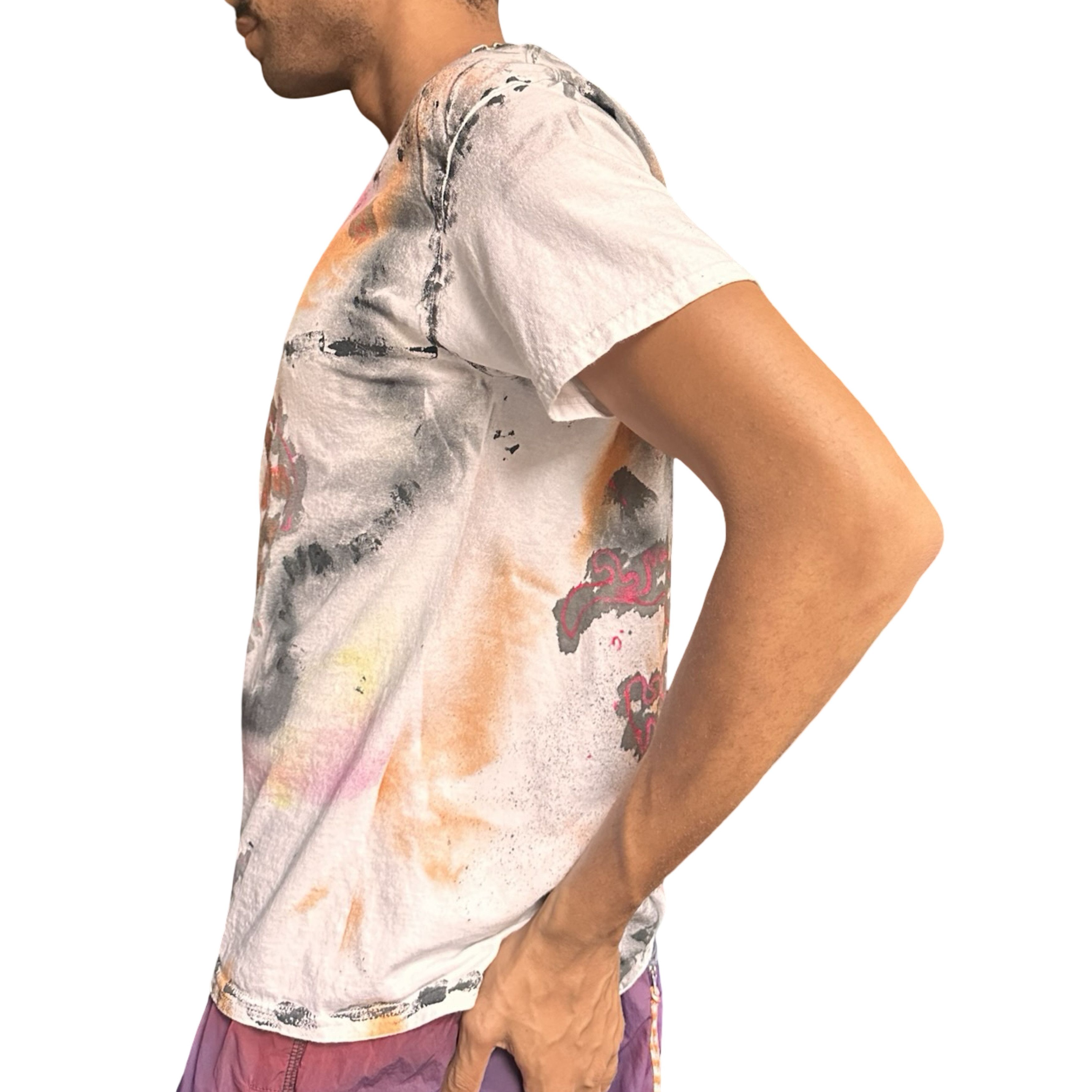 Gildan ASTROBOI* x Gildan 'Crossway' White Graphic T-shirt - Large Size US L / EU 52-54 / 3 - 5 Thumbnail