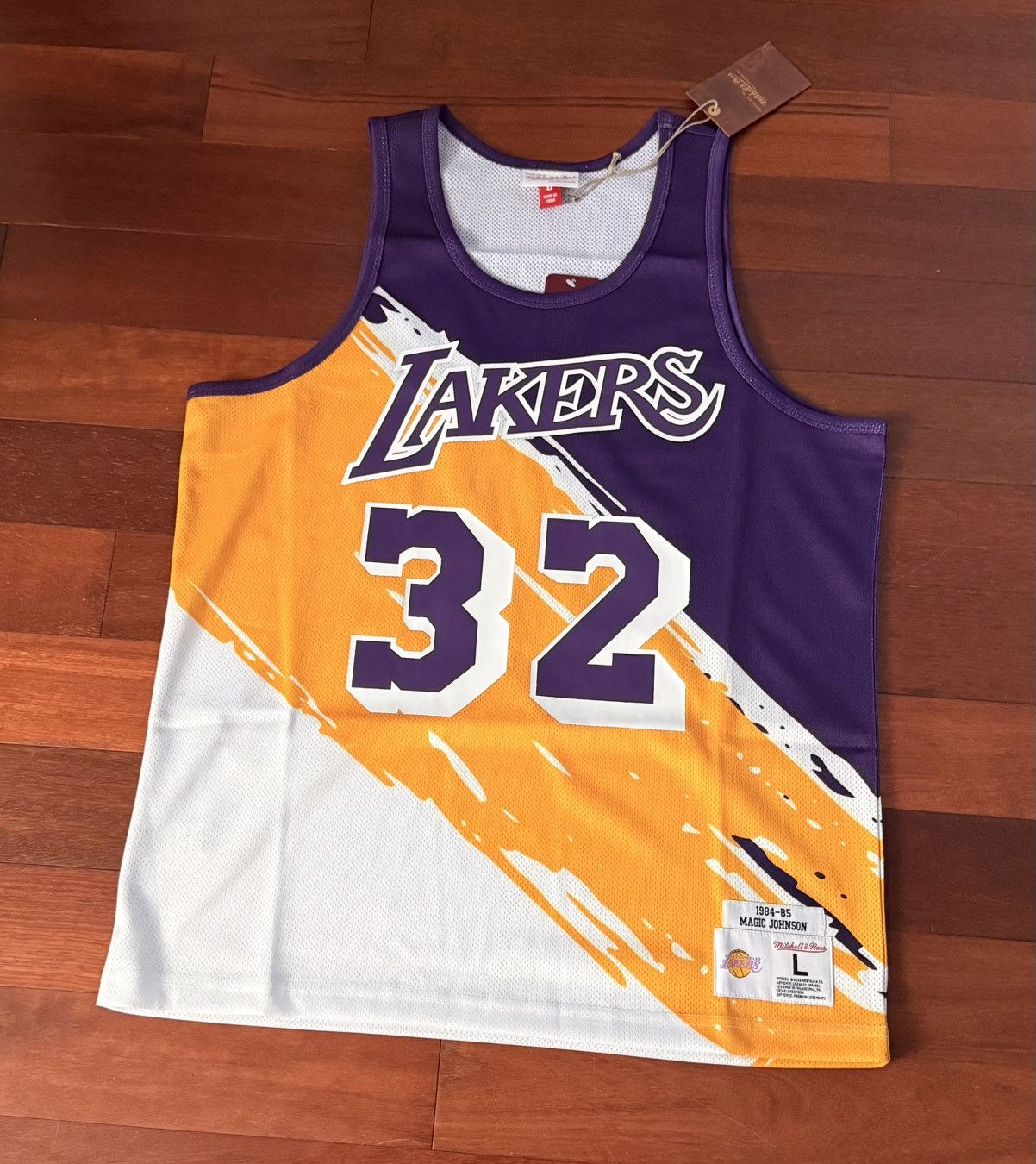 Mitchell & Ness Mitchell & Ness Magic Johnson LA Lakers Jersey Size US L / EU 52-54 / 3 - 1 Thumbnail