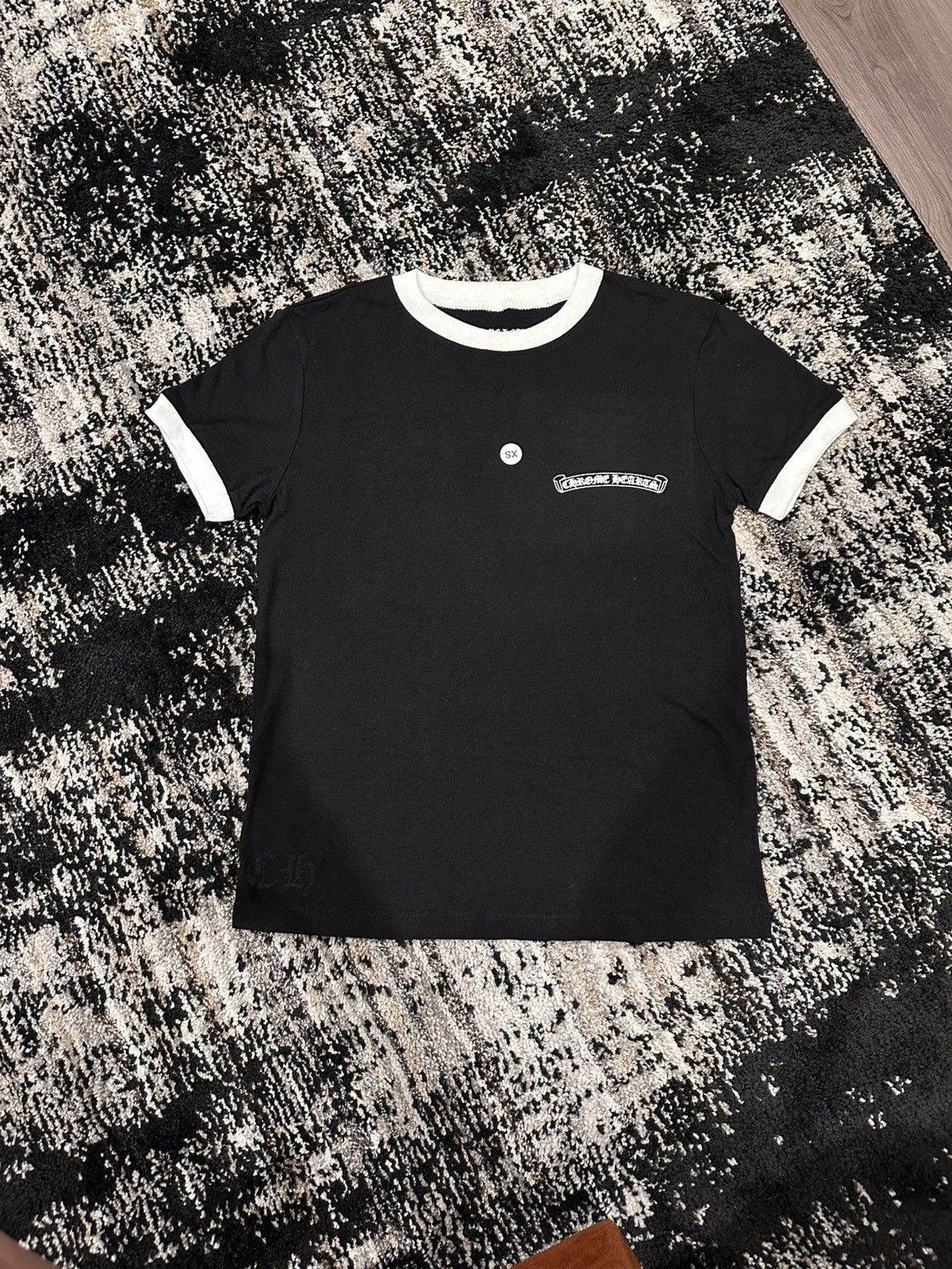 Chrome Hearts roller skate horseshoe chrome hearts tee | Grailed