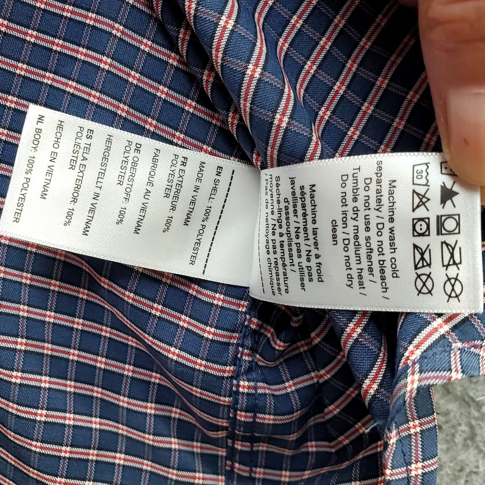 UNTUCKit UNTUCKit Button-Up Shirt Mens L Multi Plaid Long Sleeve Collared Chest Pocket Size US L / EU 52-54 / 3 - 7 Thumbnail