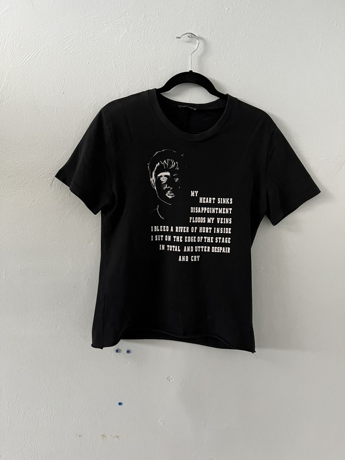Dior × Hedi Slimane AW05 Dior Homme Pete Doherty Poem Tee T Shirt