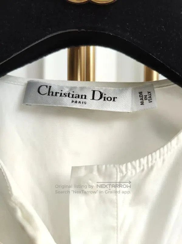Dior Dior White Long Sleeve Dress for Women . Size XS / US 0-2 / IT 36-38 - 7 Thumbnail