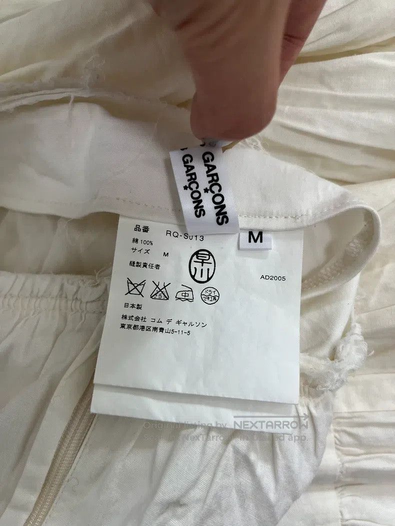 Comme des Garcons Comme Des Garcons size M White puffy skirt, half skirt Size 23" - 5 Thumbnail