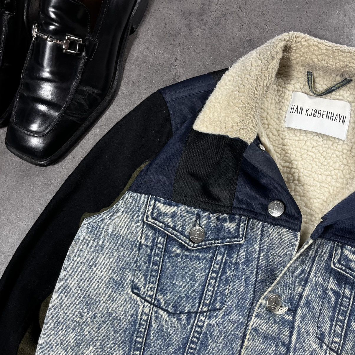 Han Kjobenhavn Vintage Han Kjobenhavn Patchwork Sherpa Trucker Denim Jacket Size US S / EU 44-46 / 1 - 3 Thumbnail