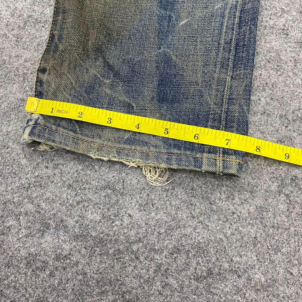 Levi's Vintage 90s Levis 501 Selvedge Distressed Denim Size US 30 / EU 46 - 5 Thumbnail