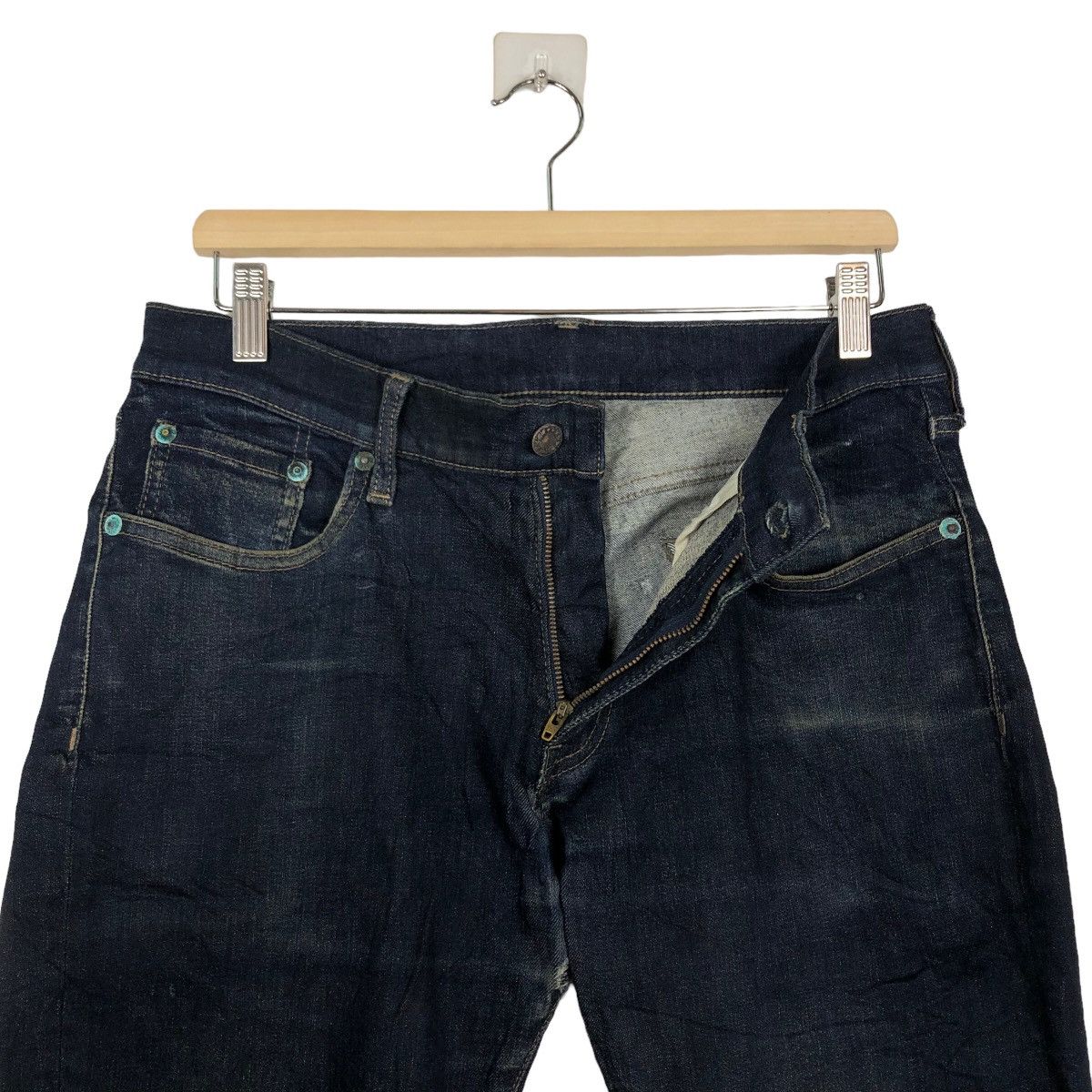 Japanese Brand 🔥90’s Rare Denim Jeans Inspire Rick Owens Size US 32 / EU 48 - 10 Thumbnail