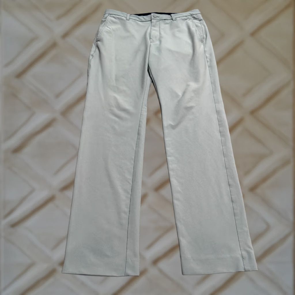 Hurley FootJoy FJ Performance Golf Chino Pants Mens 34x34 Gray Flat Front Straight Leg Size US 40 / EU 56 - 1 Thumbnail