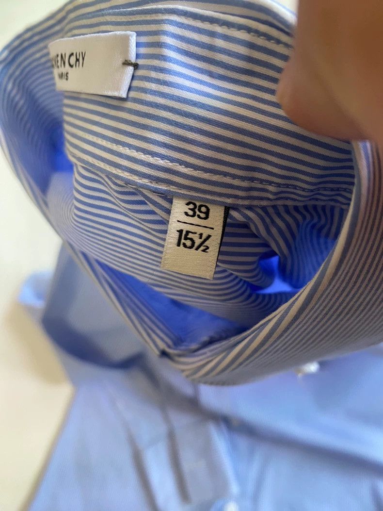 Givenchy Givenchy Shirt, classic, blue and white striped Size US M / EU 48-50 / 2 - 6 Thumbnail