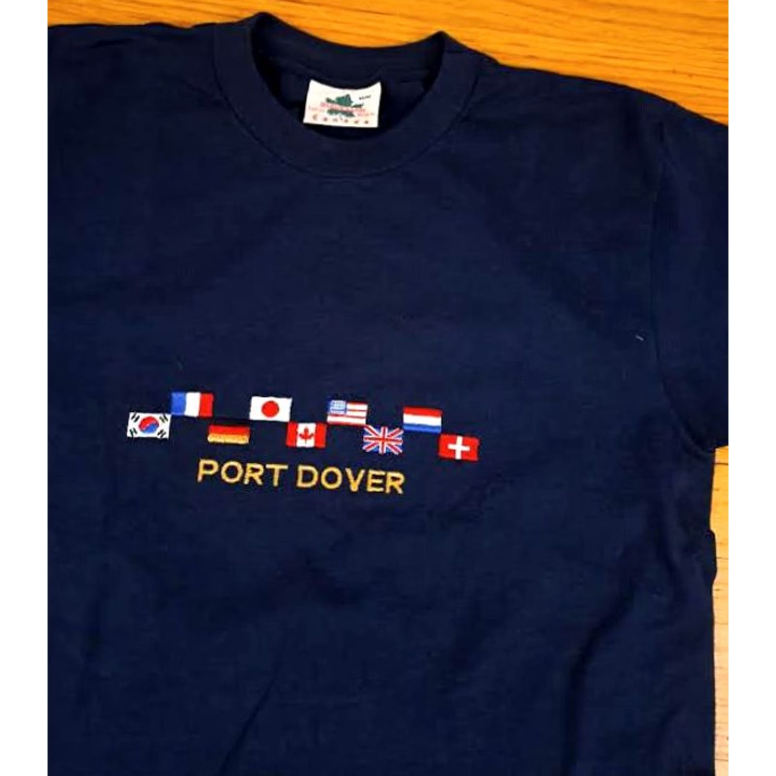 Nautica Port Dover Embroidered Nautical International Flag T-Shirt Canada Size US M / EU 48-50 / 2 - 3 Thumbnail