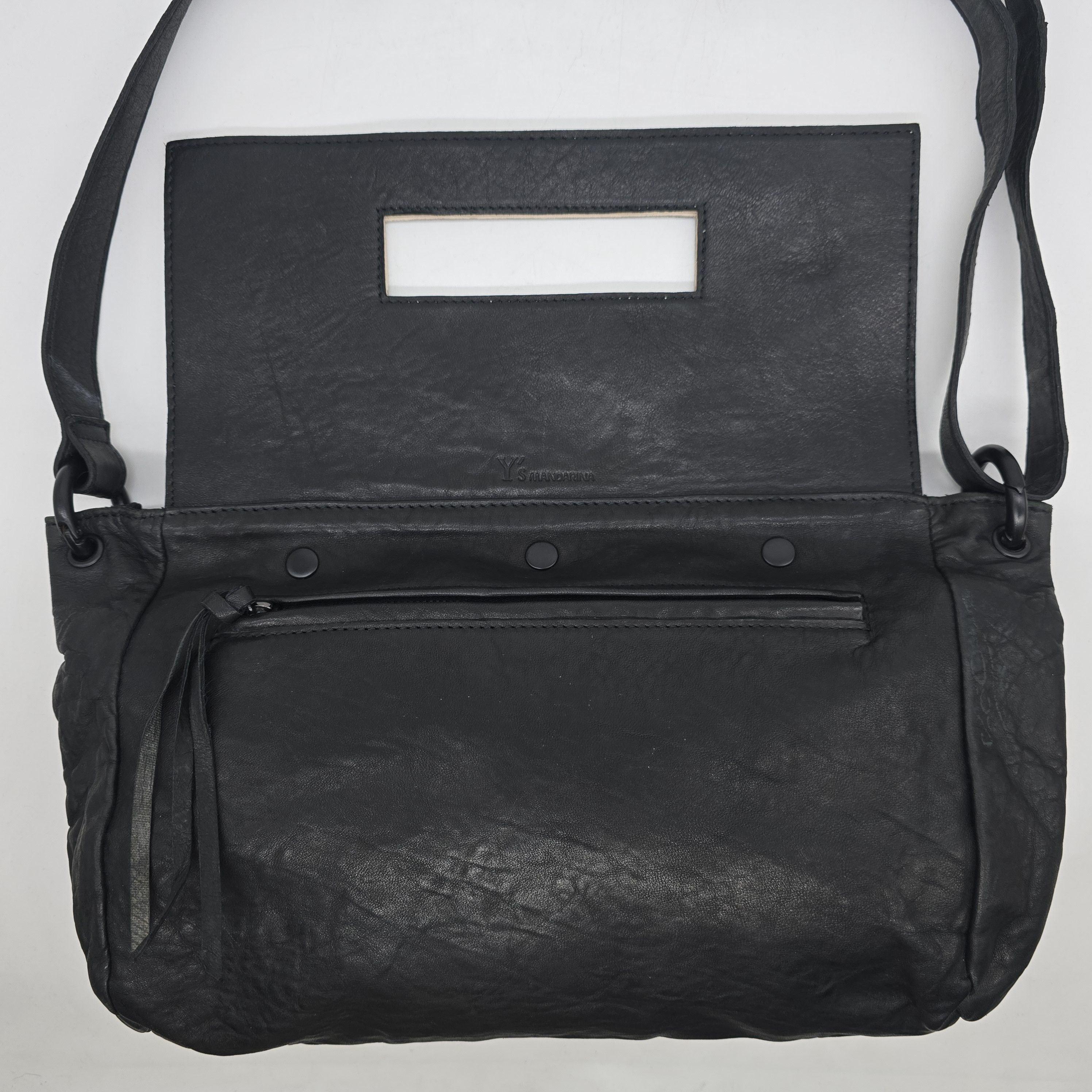 Yohji Yamamoto Y's Mandarina - 2-Way Leather Bag Size ONE SIZE - 3 Thumbnail
