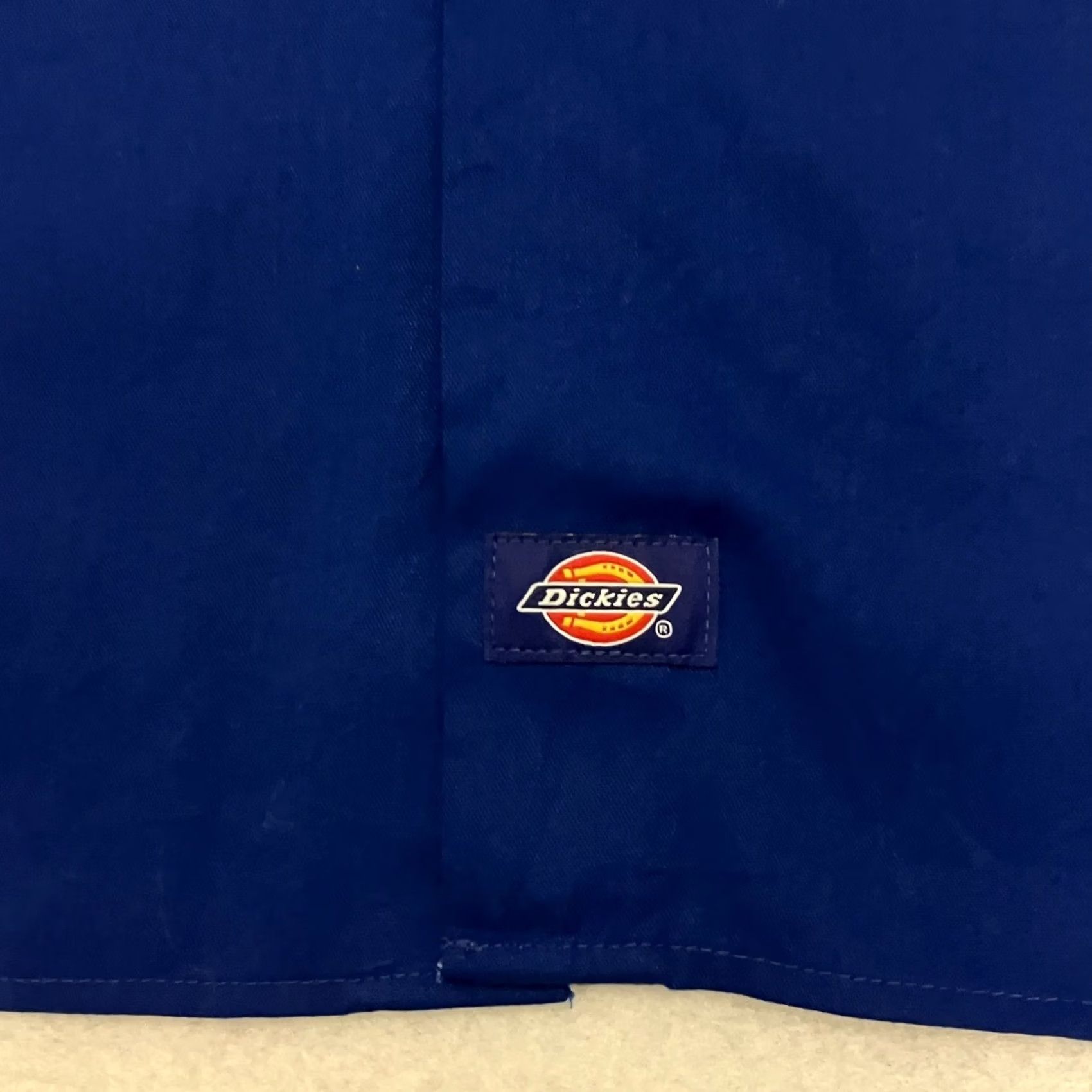 Dickies Dickies Work Shirt Mens Large Long Sleeve Blue Button Up Contrast Panel Size US L / EU 52-54 / 3 - 3 Thumbnail