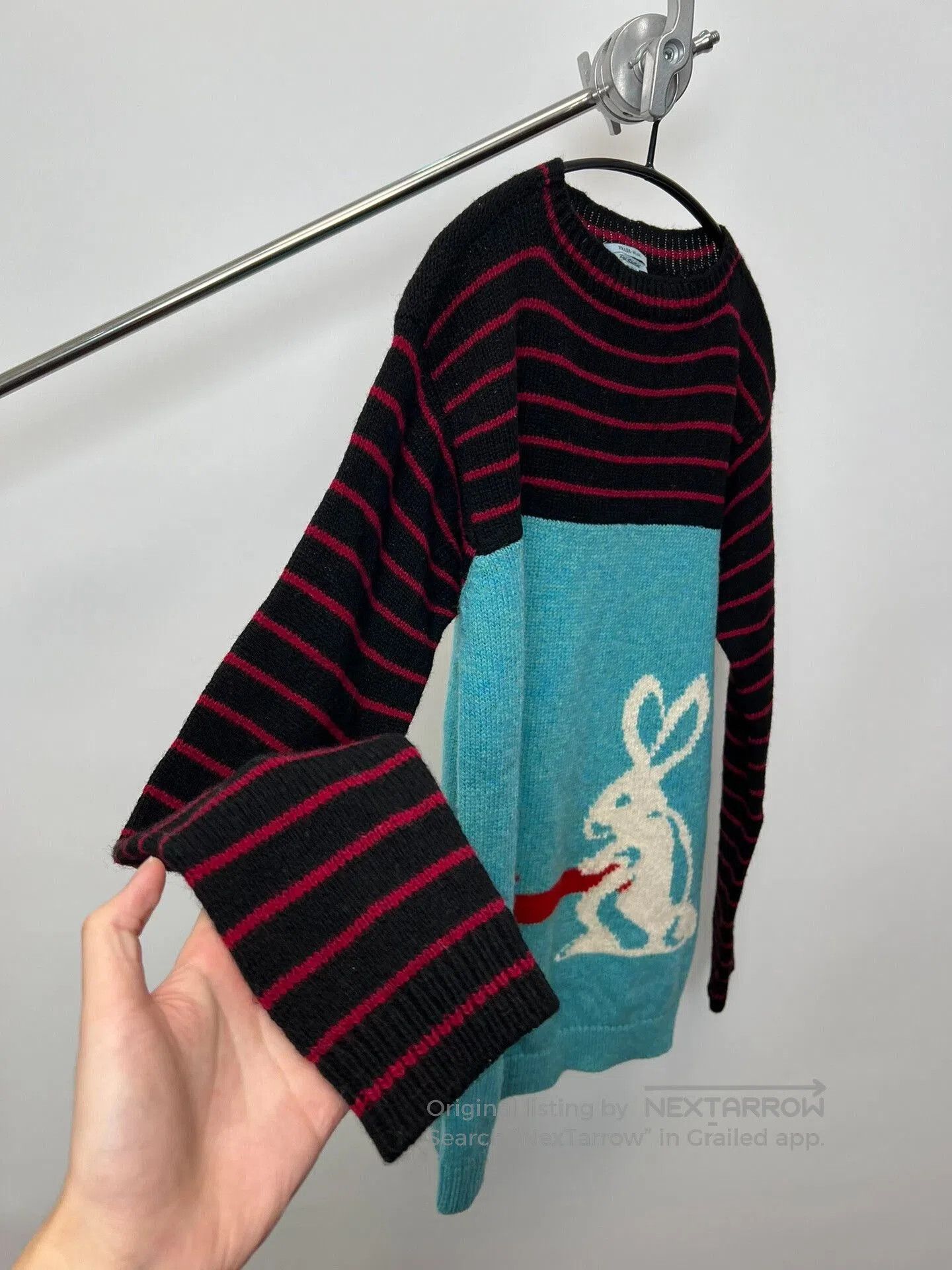 Prada Prada Striped Rabbit Wool Sweater. Size US M / EU 48-50 / 2 - 5 Thumbnail