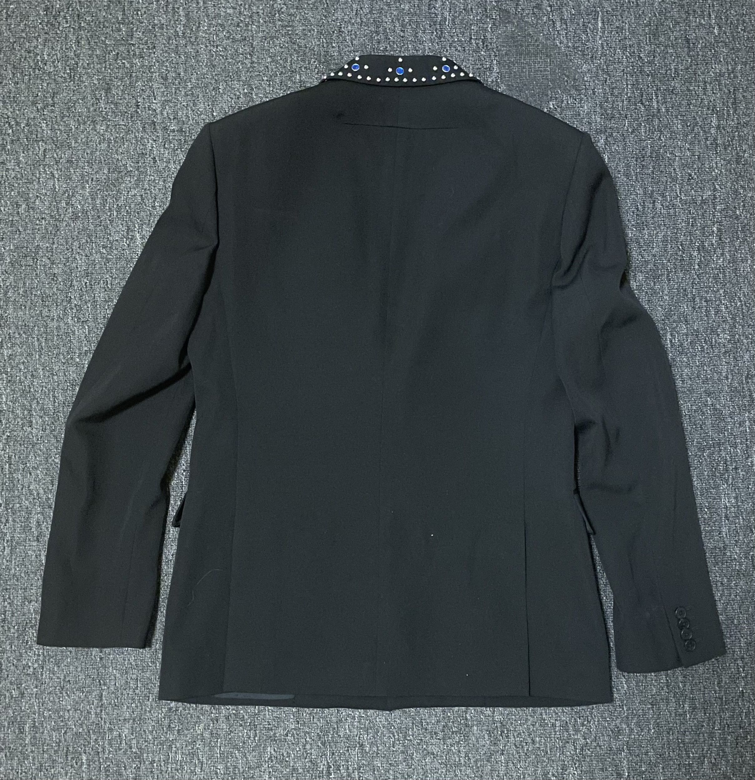 Givenchy Givenchy black wool blazer diamonds size 48 like new Size 48R - 4 Thumbnail