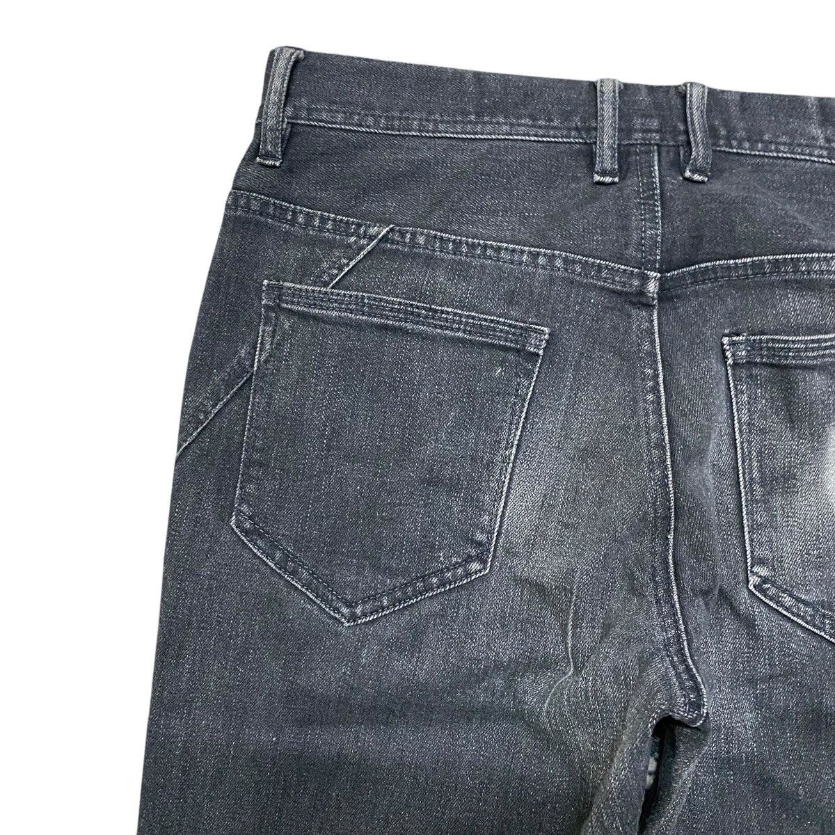 Tete Homme TETE HOMME Black Denim Slim Jeans Size US 30 / EU 46 - 10 Thumbnail
