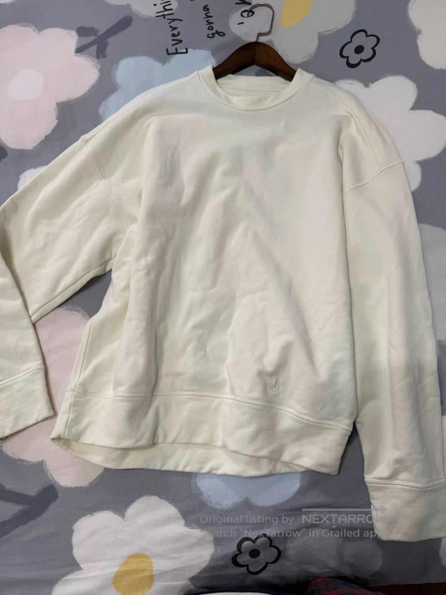 Jil Sander Jil Sander Casual Sweatshirt in Soft Cream. Size S / US 4 / IT 40 - 1 Thumbnail