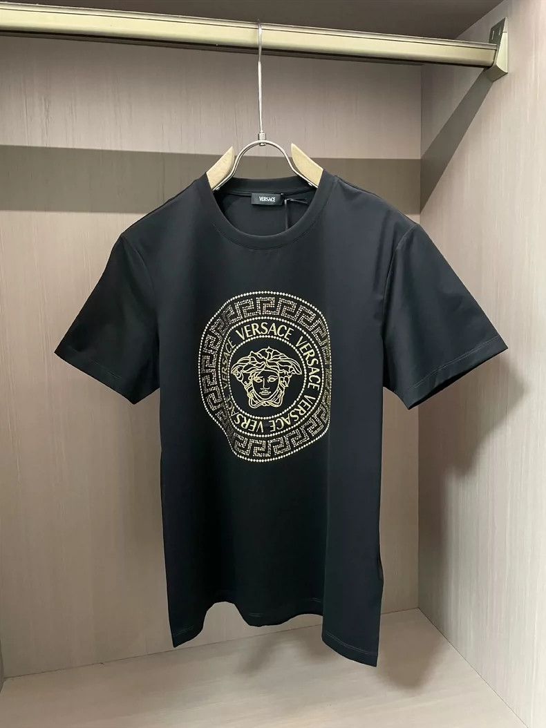 Versace Versace Crystal-encrusted short-sleeved T-shirt Size US L / EU 52-54 / 3 - 3 Thumbnail