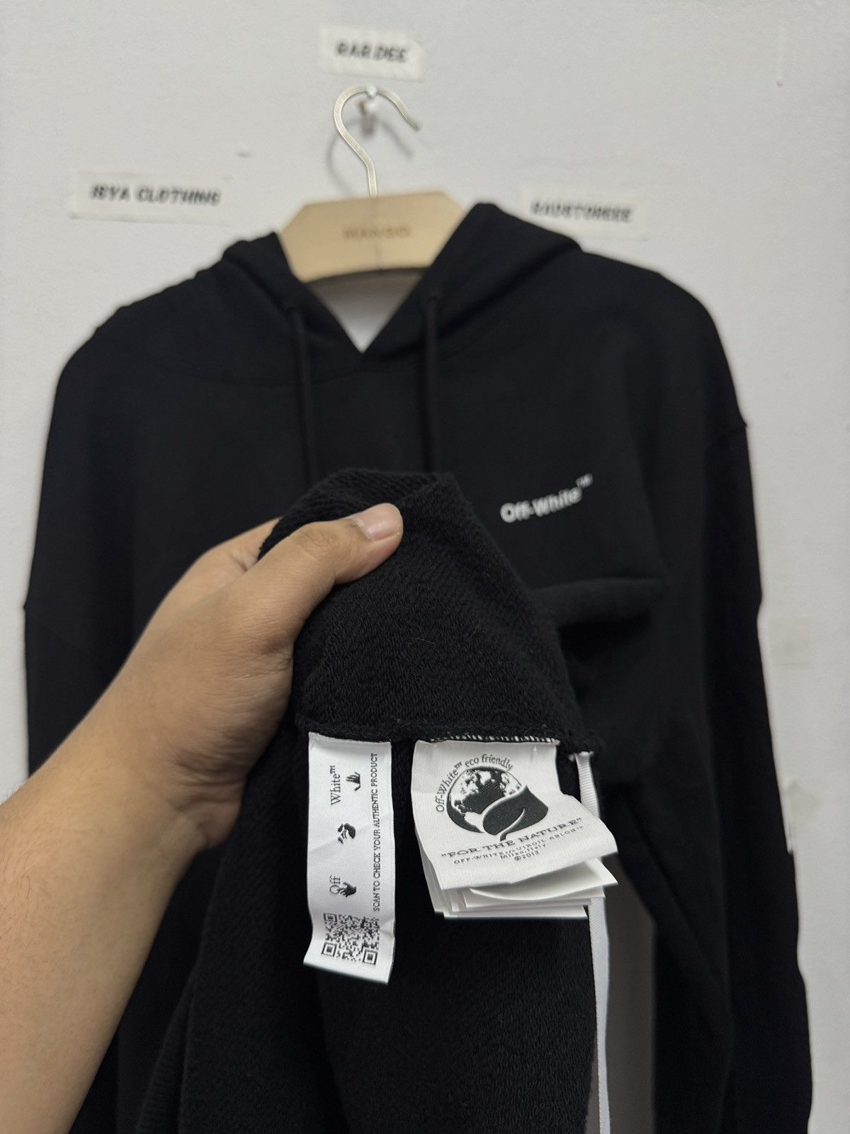 Off-White Offwhite Wave Diag Hoodie Size US XL / EU 56 / 4 - 4 Thumbnail