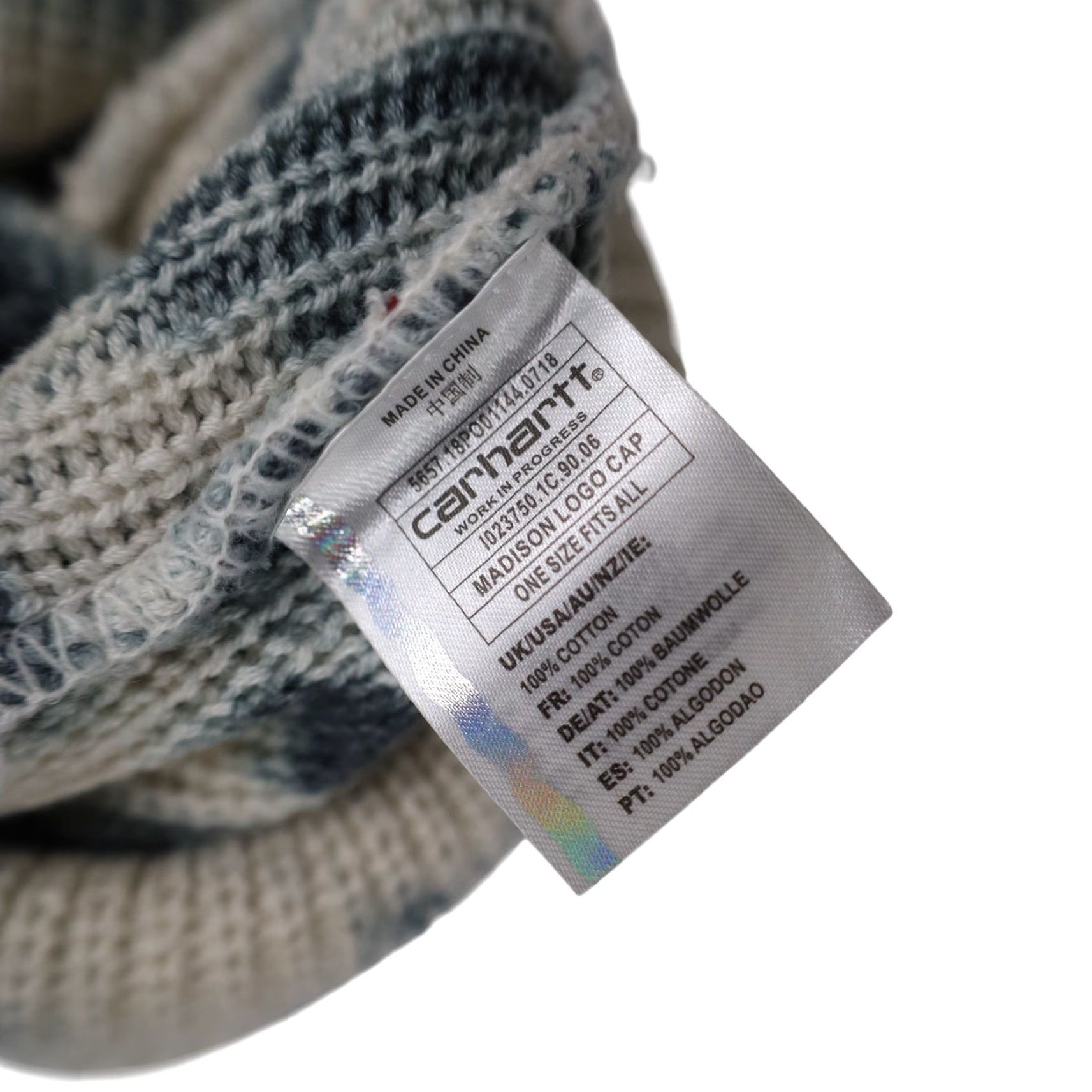 Carhartt VINTAGE Carhartt Work In Progress Madison Logo Beanie Size ONE SIZE - 5 Thumbnail