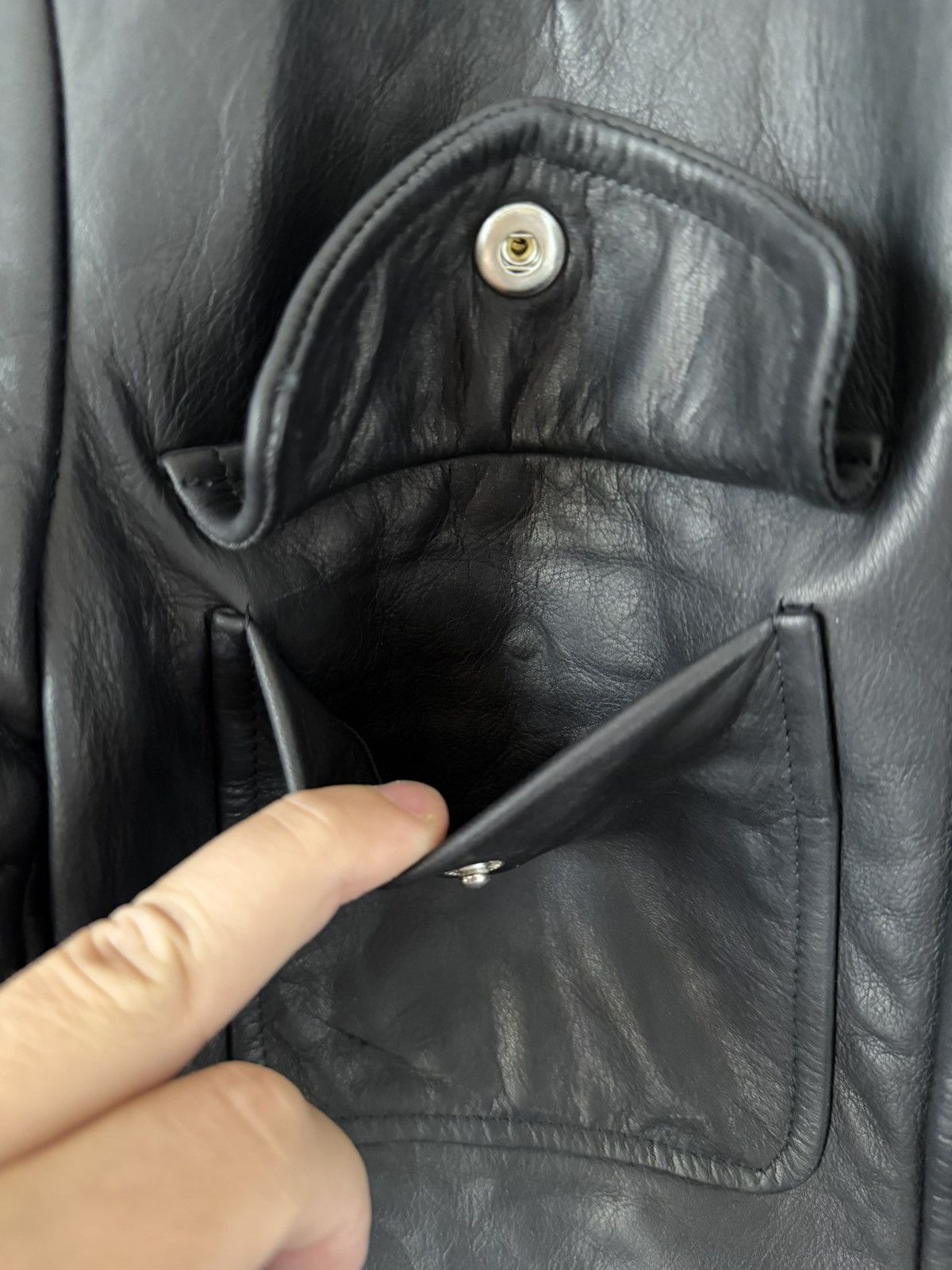 Alexander Wang Alexander Wang Heavy Leather Sample Bomber Jacket Archive M Size US L / EU 52-54 / 3 - 8 Thumbnail
