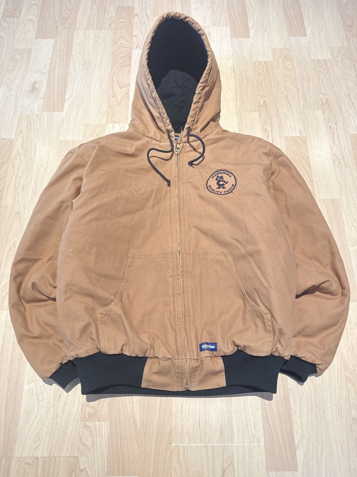 Carhartt × Vintage Vintage 90s y2k embroidered Carhartt Workwear Zipup Jacket Size US L / EU 52-54 / 3 - 1 Thumbnail