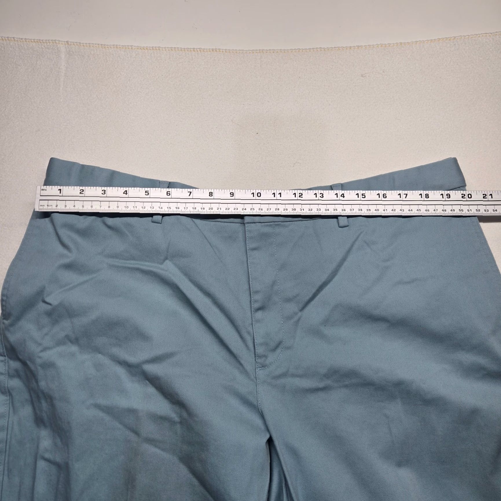 Savane Savane Dress Pants Flat Front Blue 40 Men's 29 Inseam Regular Straight Pants Men's Dress Reduces? Size US 40 / EU 56 - 4 Thumbnail