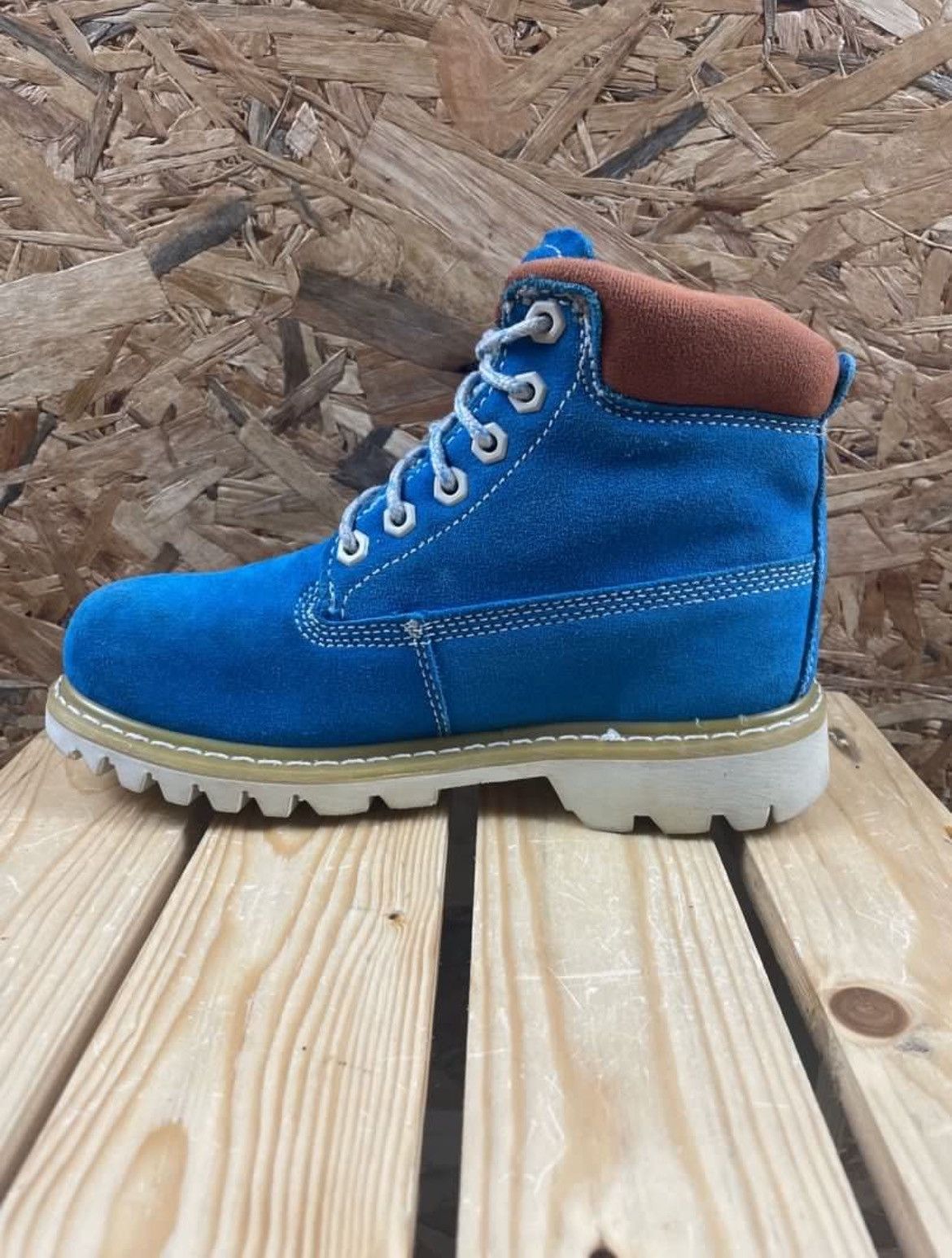 Caterpillar Caterpillar Suede Boots Women Blue Size US 6 / IT 36 - 3 Thumbnail