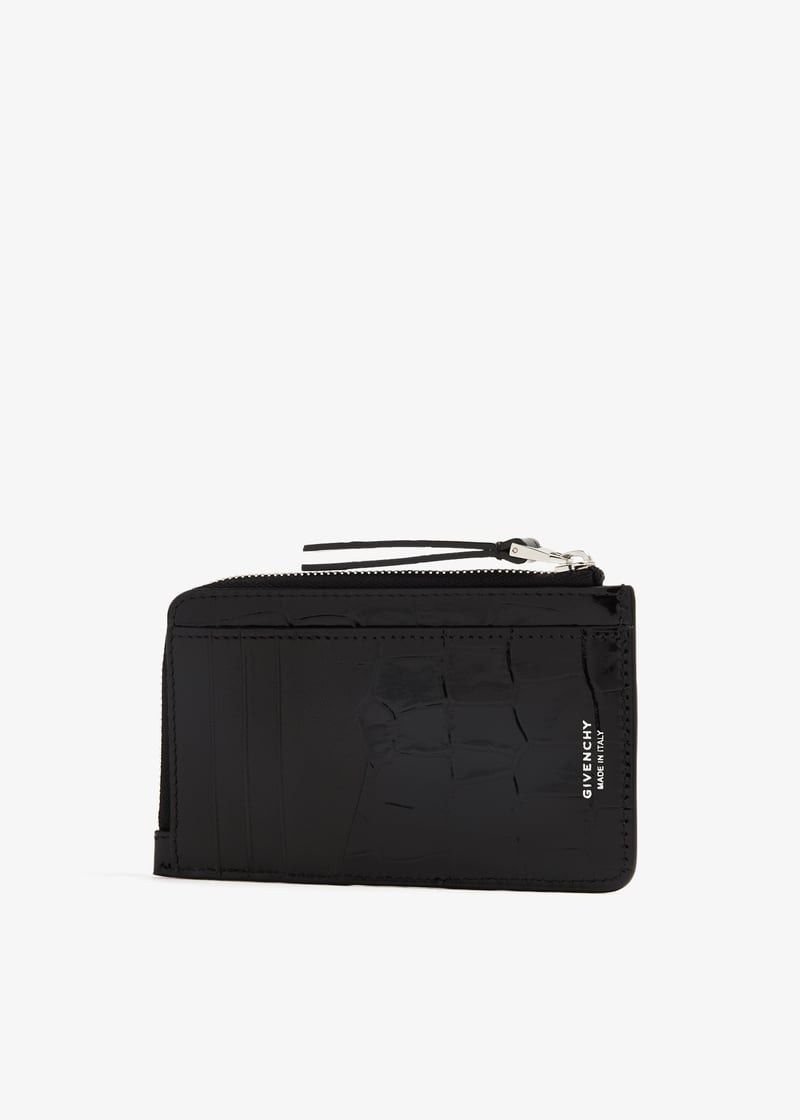 Givenchy o1w1db10525 Size: OS/Voyou Zipped Card Holder in Black Size ONE SIZE - 2 Thumbnail