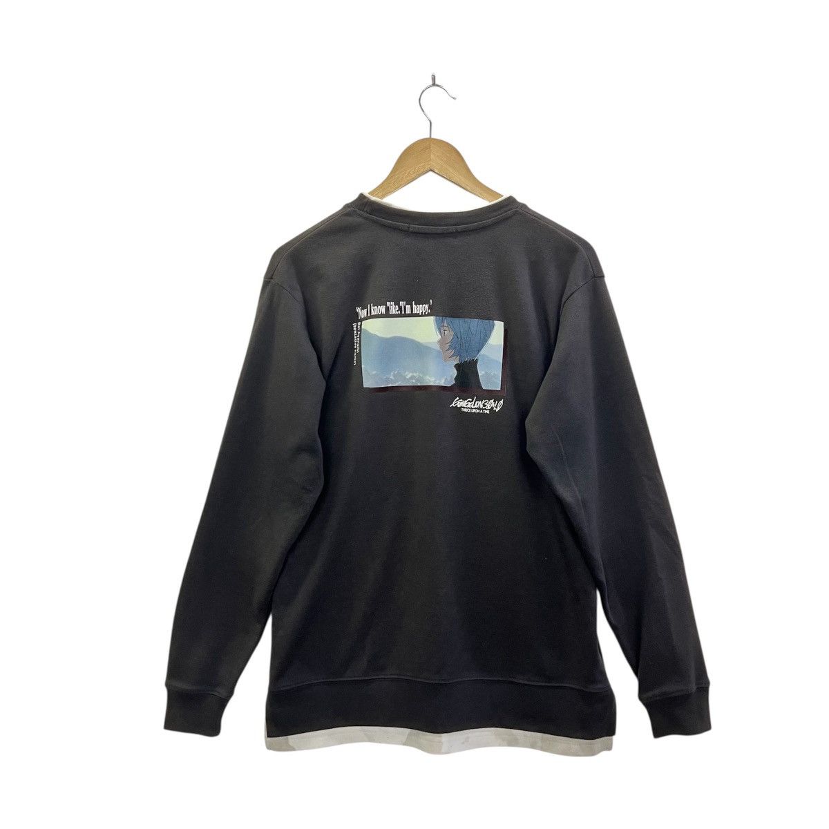 Anime Evangelion Rei Ayanami Backprint Long Sleeve shirt Size US M / EU 48-50 / 2 - 1 Thumbnail