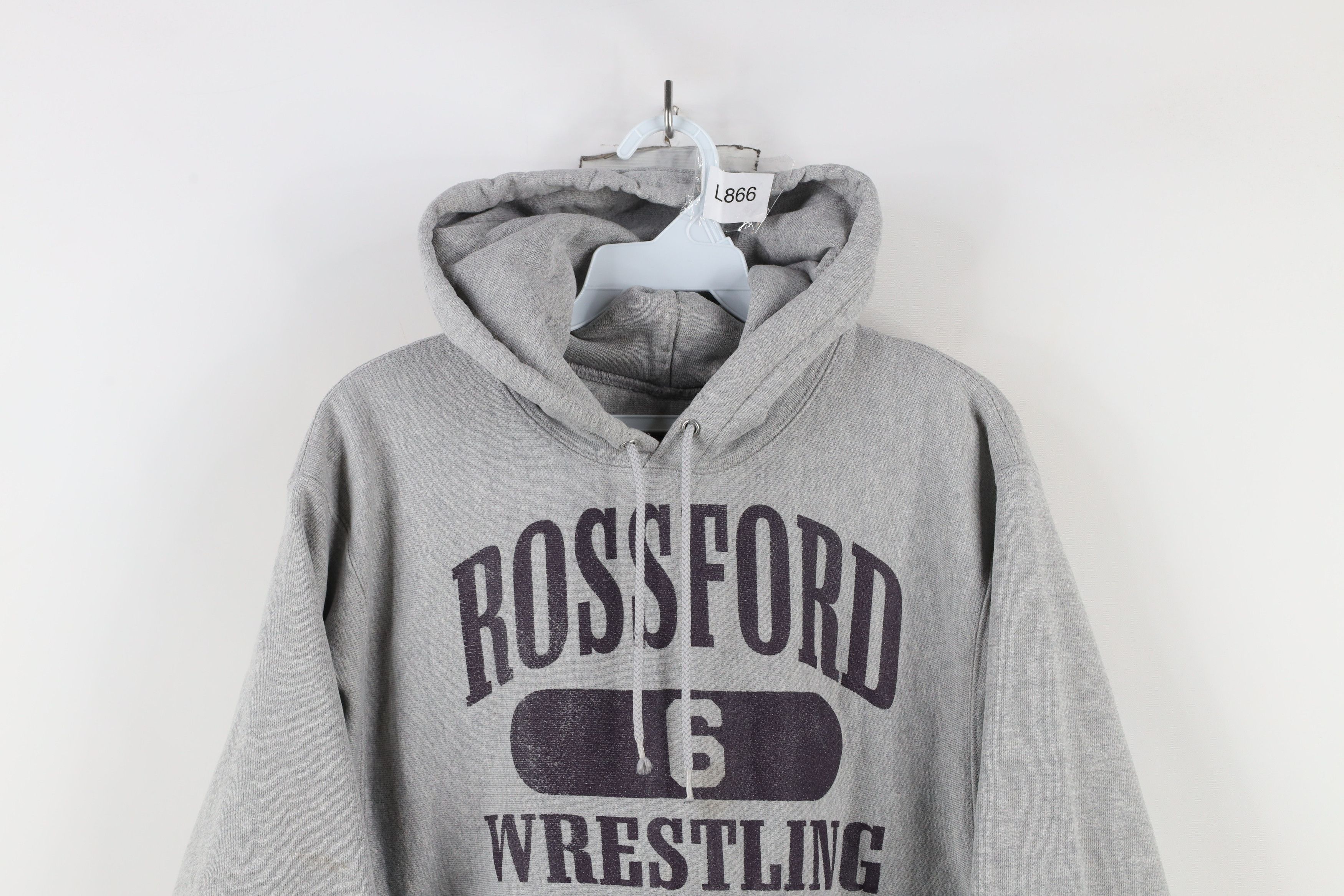 Champion × Vintage Vintage 90s Champion Reverse Weave Hoodie Sweatshirt Gray Size US S / EU 44-46 / 1 - 2 Thumbnail